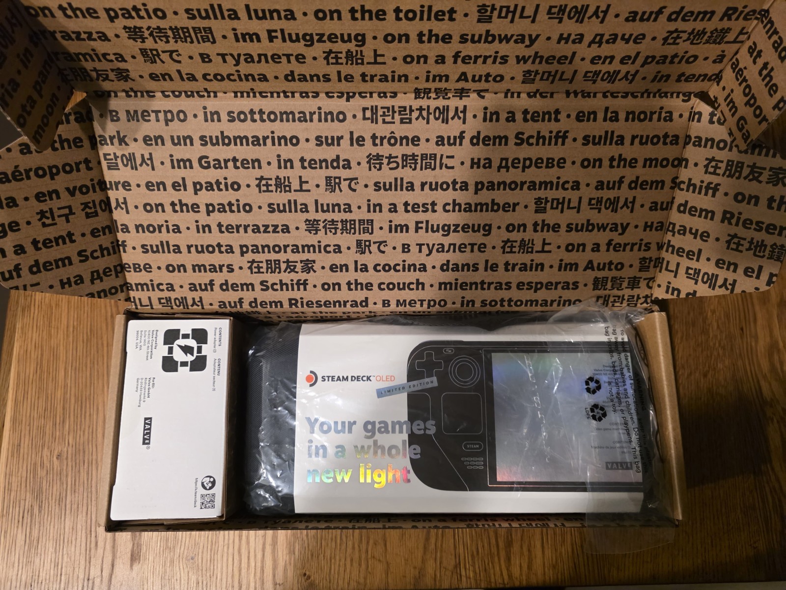 Valve Steam Deck 1TB OLED Limited Edition Smokey Translucent W Original Ship Box