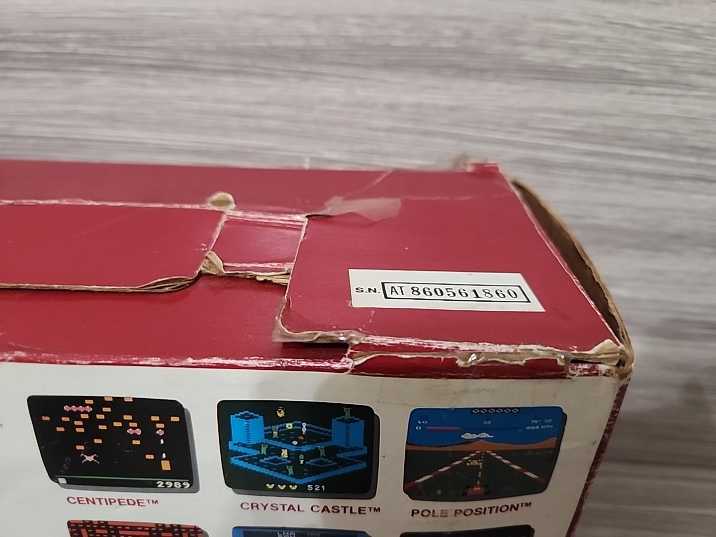 ATARI 2600 1987 Release Compact Junior Console system Original Box Tested