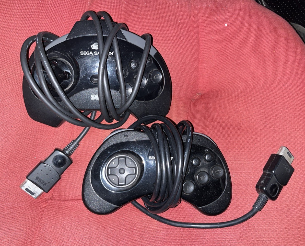 Sega Saturn MK-80000A, Controller, Not For Resale Games & Arcade Gun – TESTED