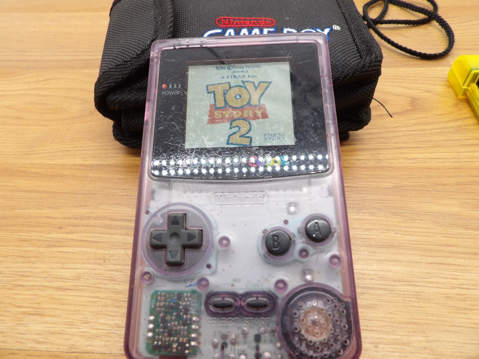 Nintendo Atomic Purple GameBoy Color – Tested W/ Toy Story 2, Mega Memory & Bag