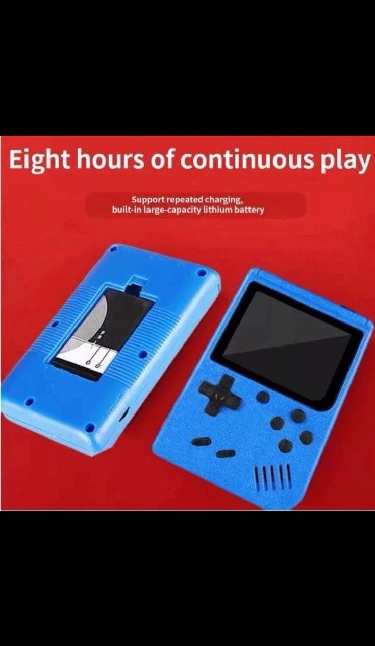 500 Classic Games Retro Handheld Console 3” LCD – TV -super mario– Rechargeable-