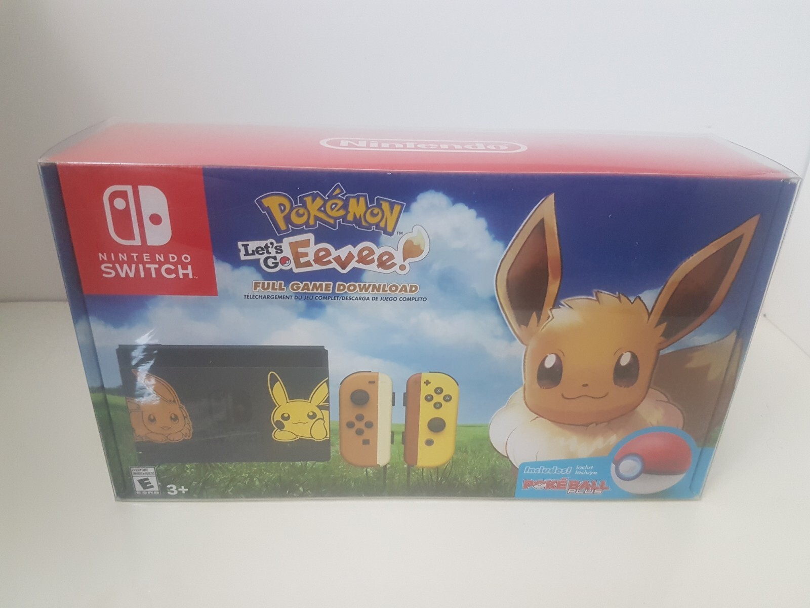 Pokemon Let’s Go Eevee Pokeball Plus 32GB Nintendo Switch Console [Brand New!]