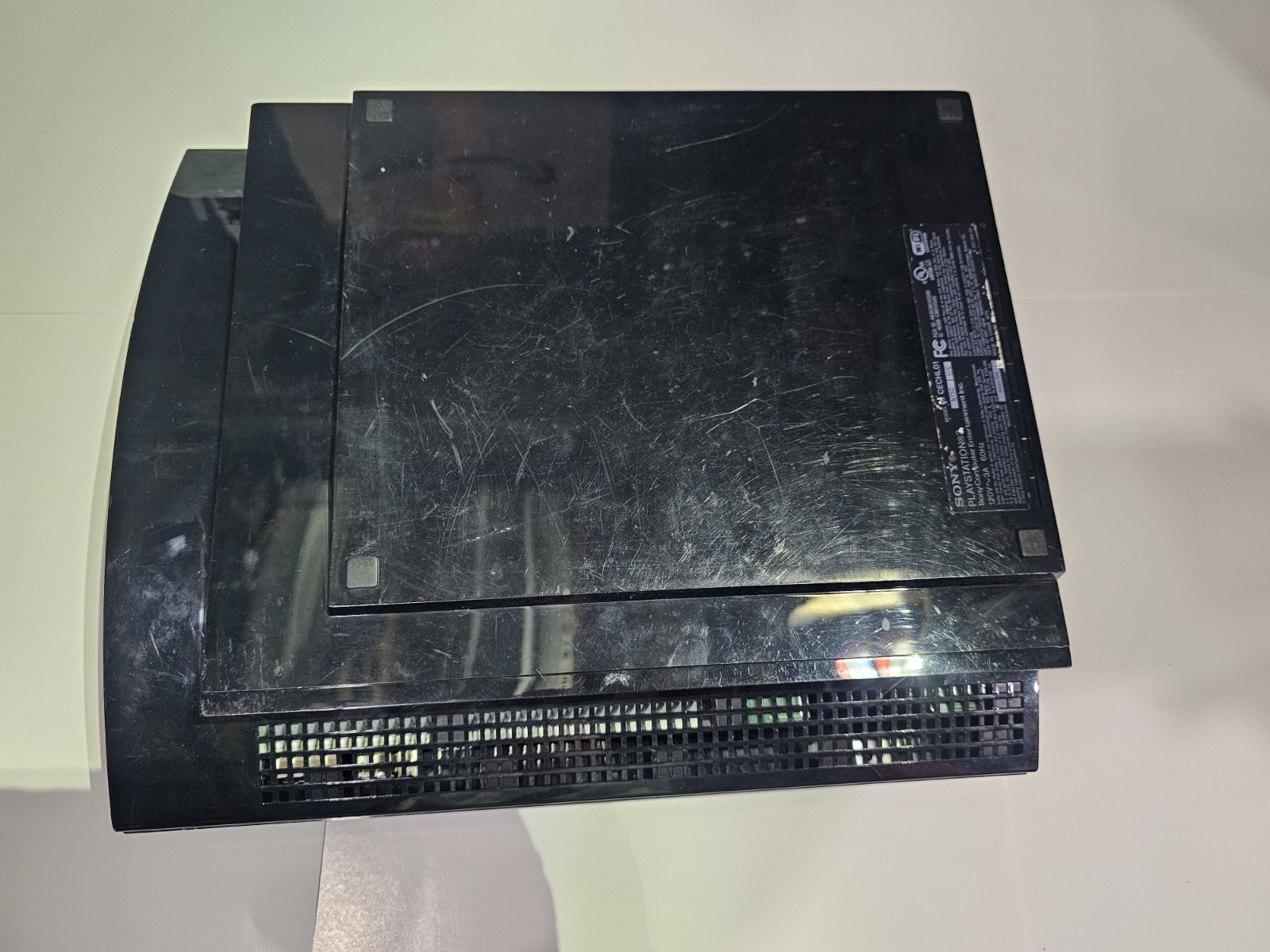 Sony PlayStation 3 PS3 Fat CECHL01 Console W/ Cords + Games Restored In & Out