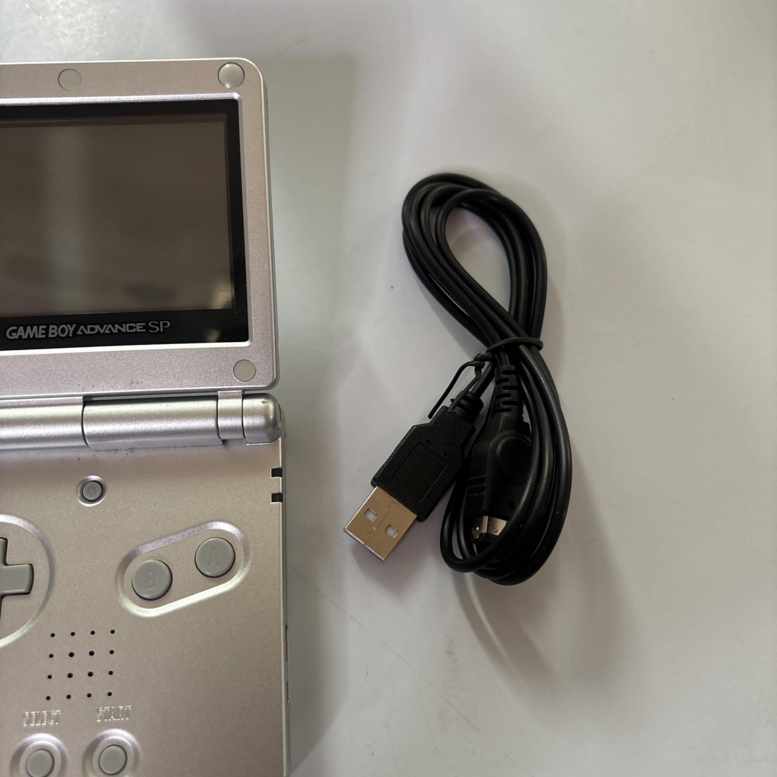 Nintendo Gameboy Advance SP Console Silver AGS-001
