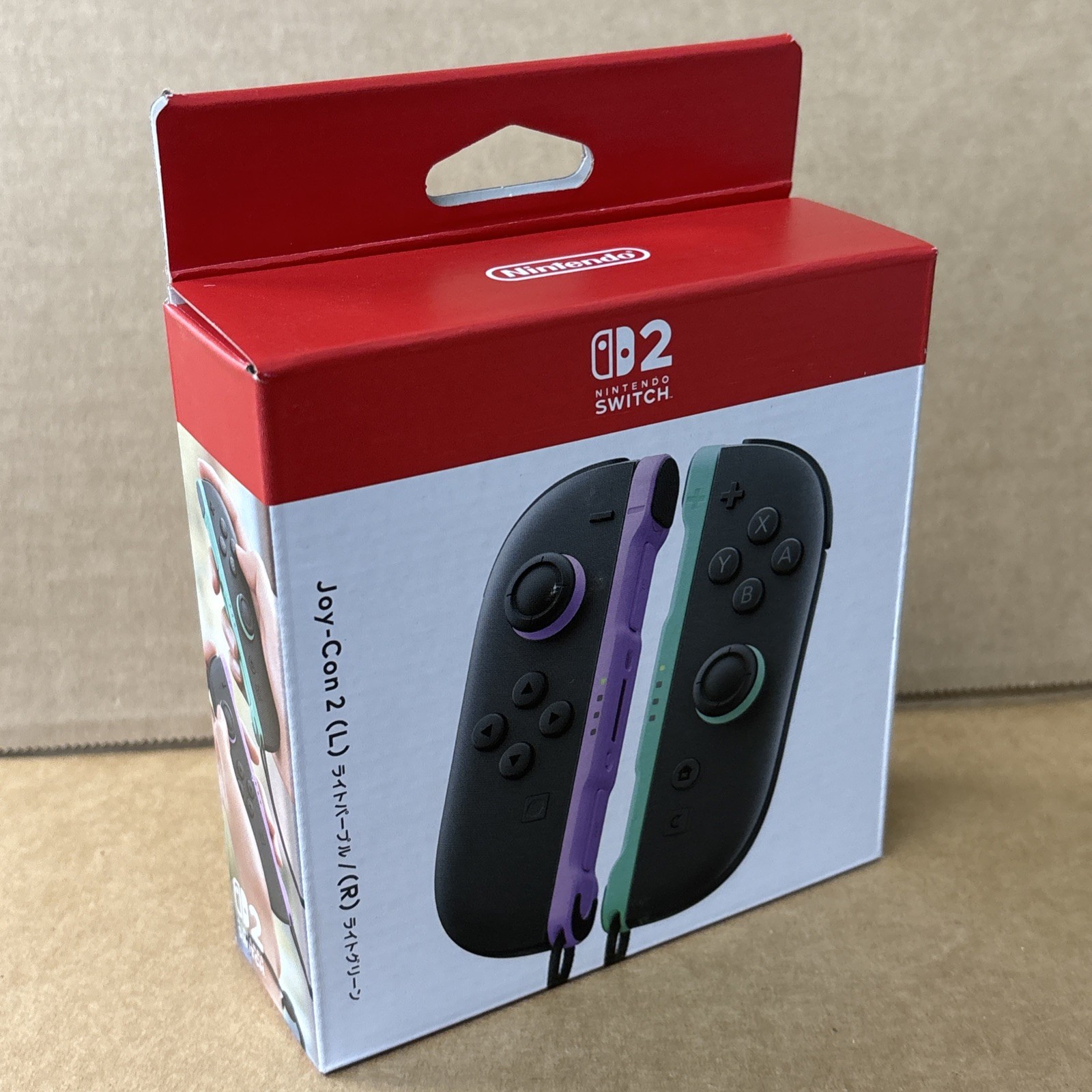 Nintendo Joy-Con 2 Controller Set, Left and Right, Light Purple and Light Green