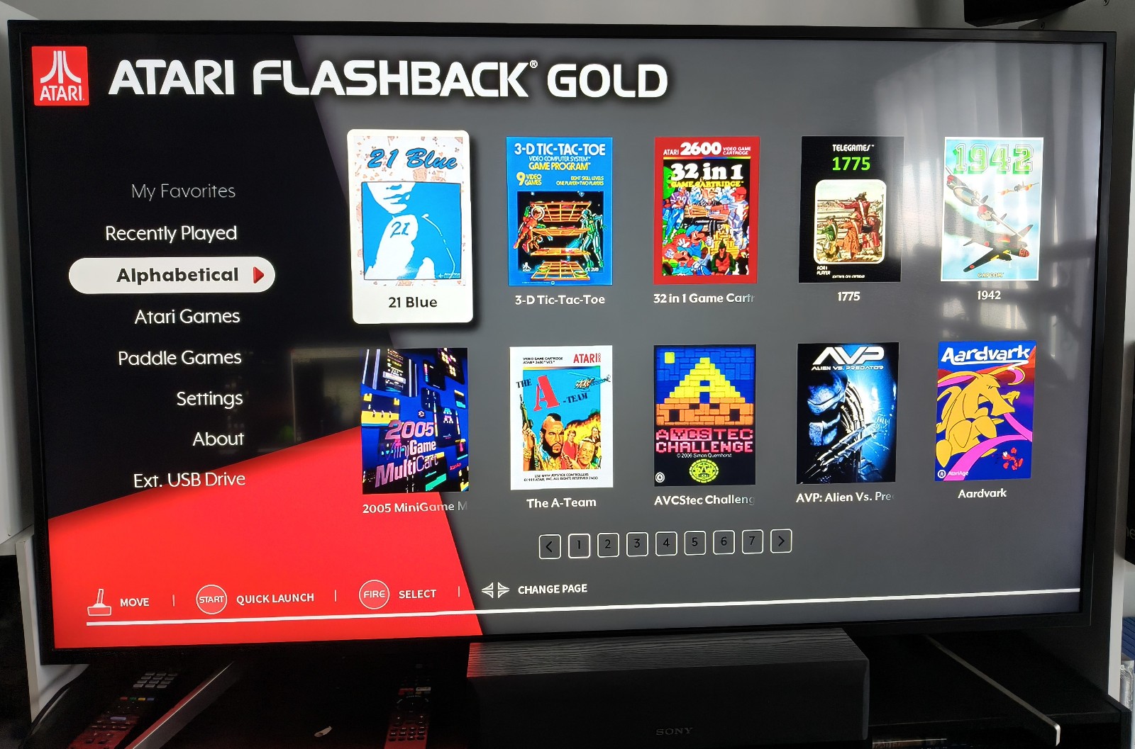 Atari Flashback 12 Gold Console Built-in 130 Classic Games and USB Stick Boxed