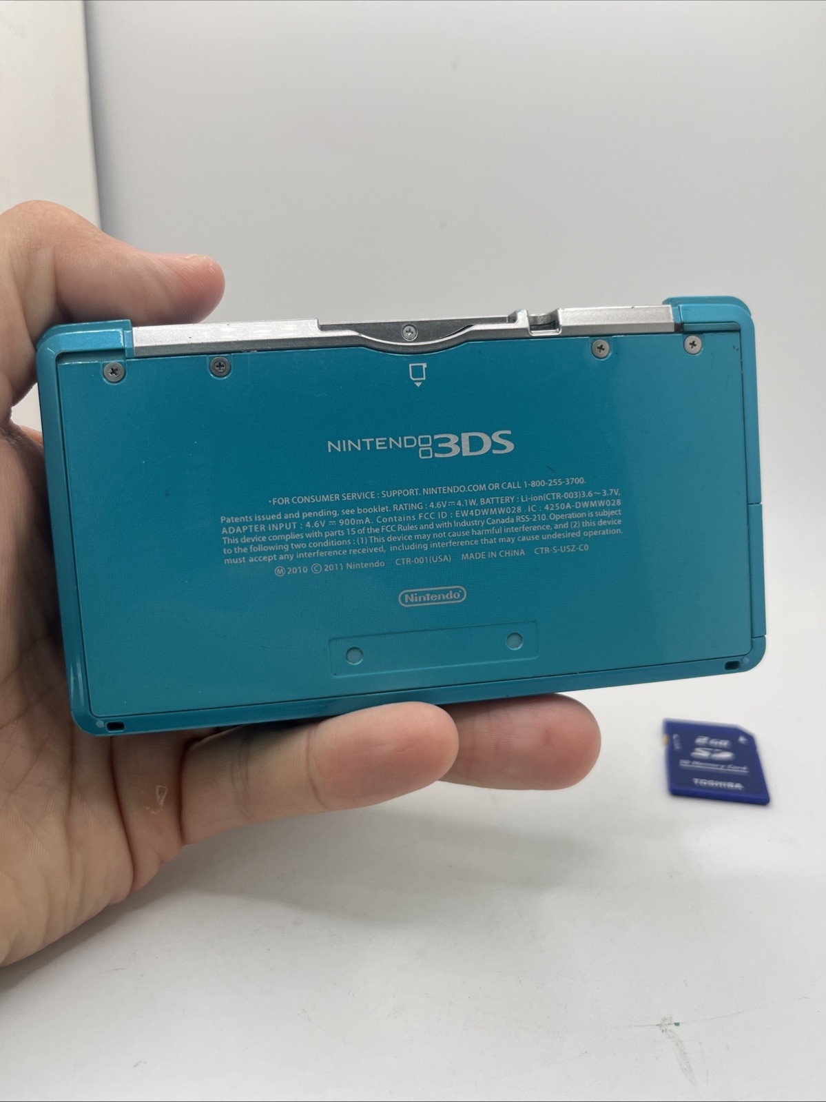 Nintendo 3DS Handheld System – Aqua Blue