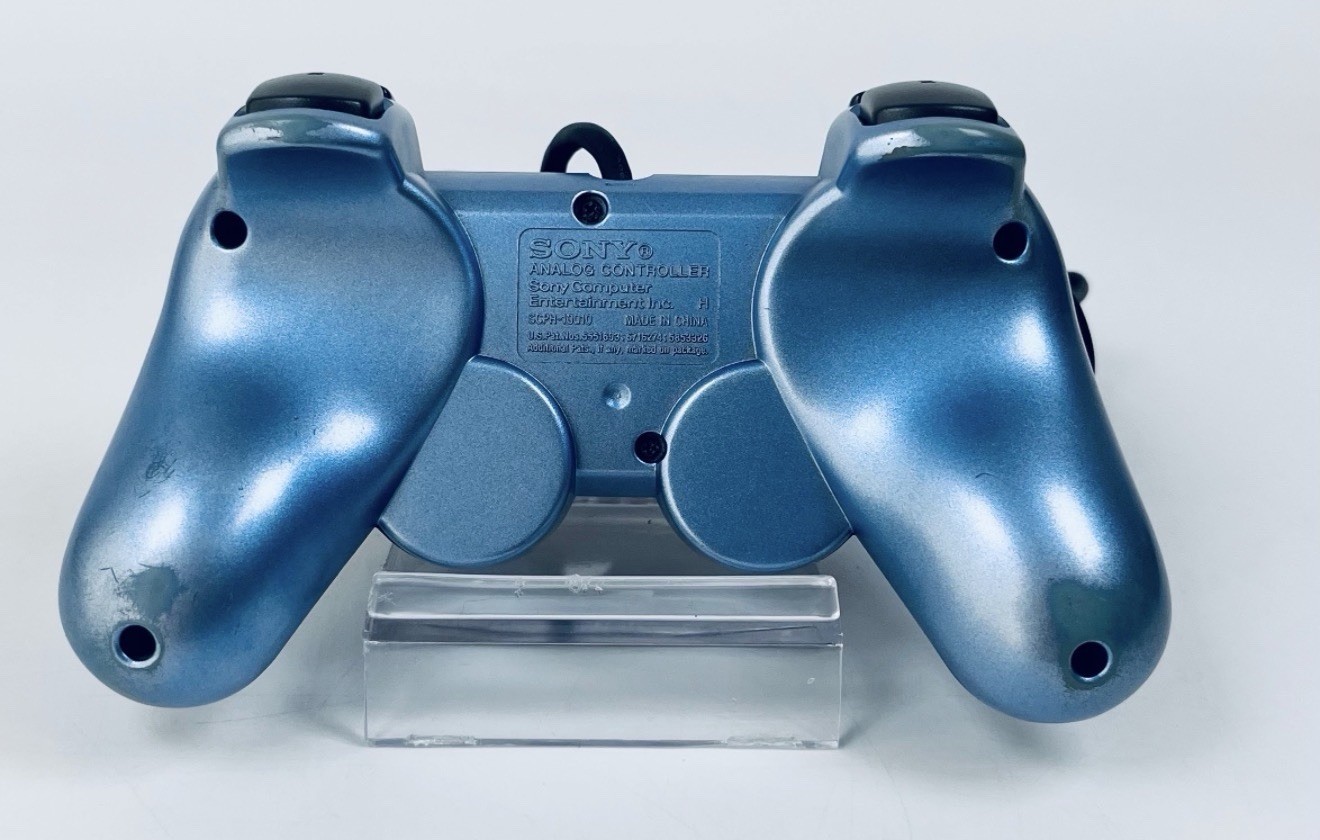 Sony PS2 SCPH-39000 Aqua Blue Console Box Controller Japan Rare Color