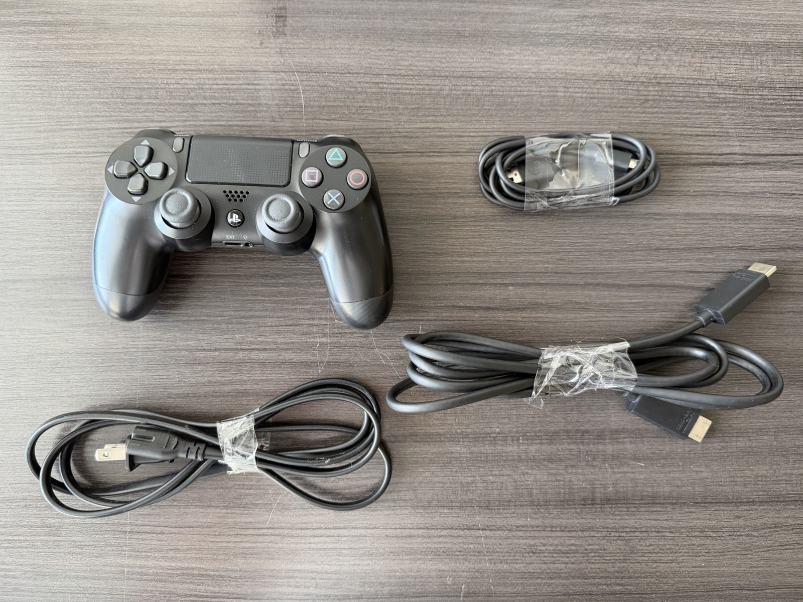 Sony PS4 Slim Black Console 500GB Bundle W/ Controller & Cables – Tested!