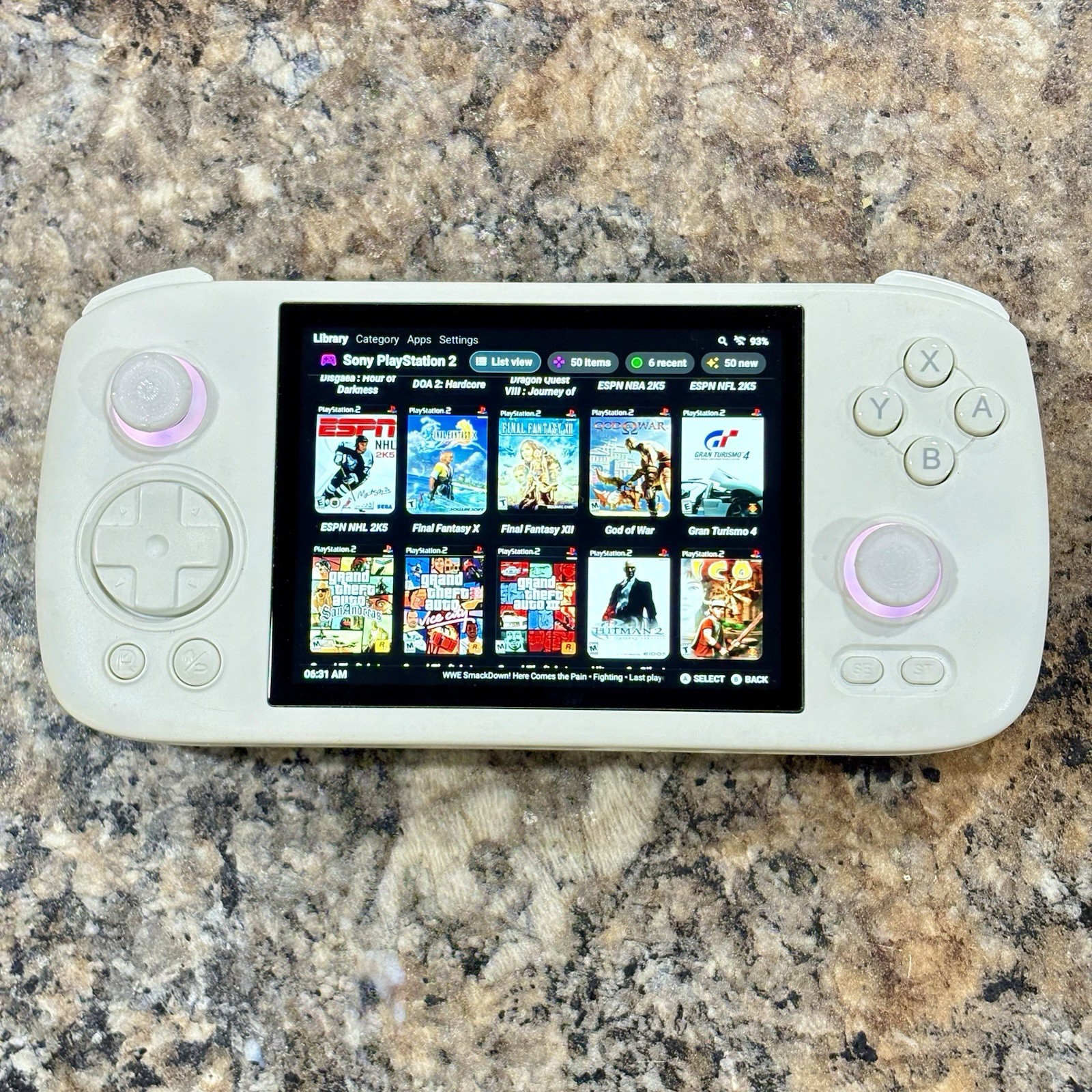 Anbernic RG406H Gaming Handheld, 128GB + 256GB Card, Custom Ready To Play