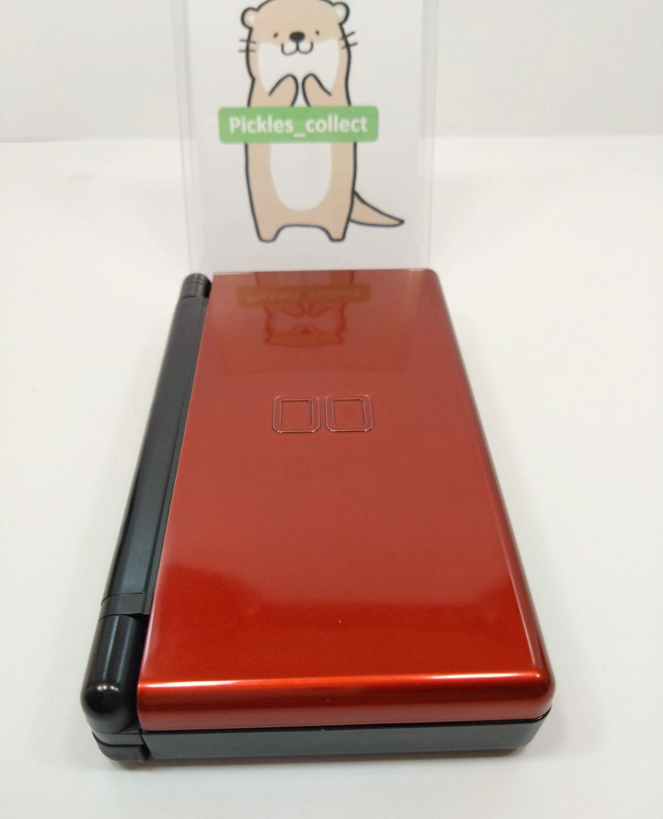 DS Lite Crimson Black USG-001 w/Box Tested Nintendo DS 0314D