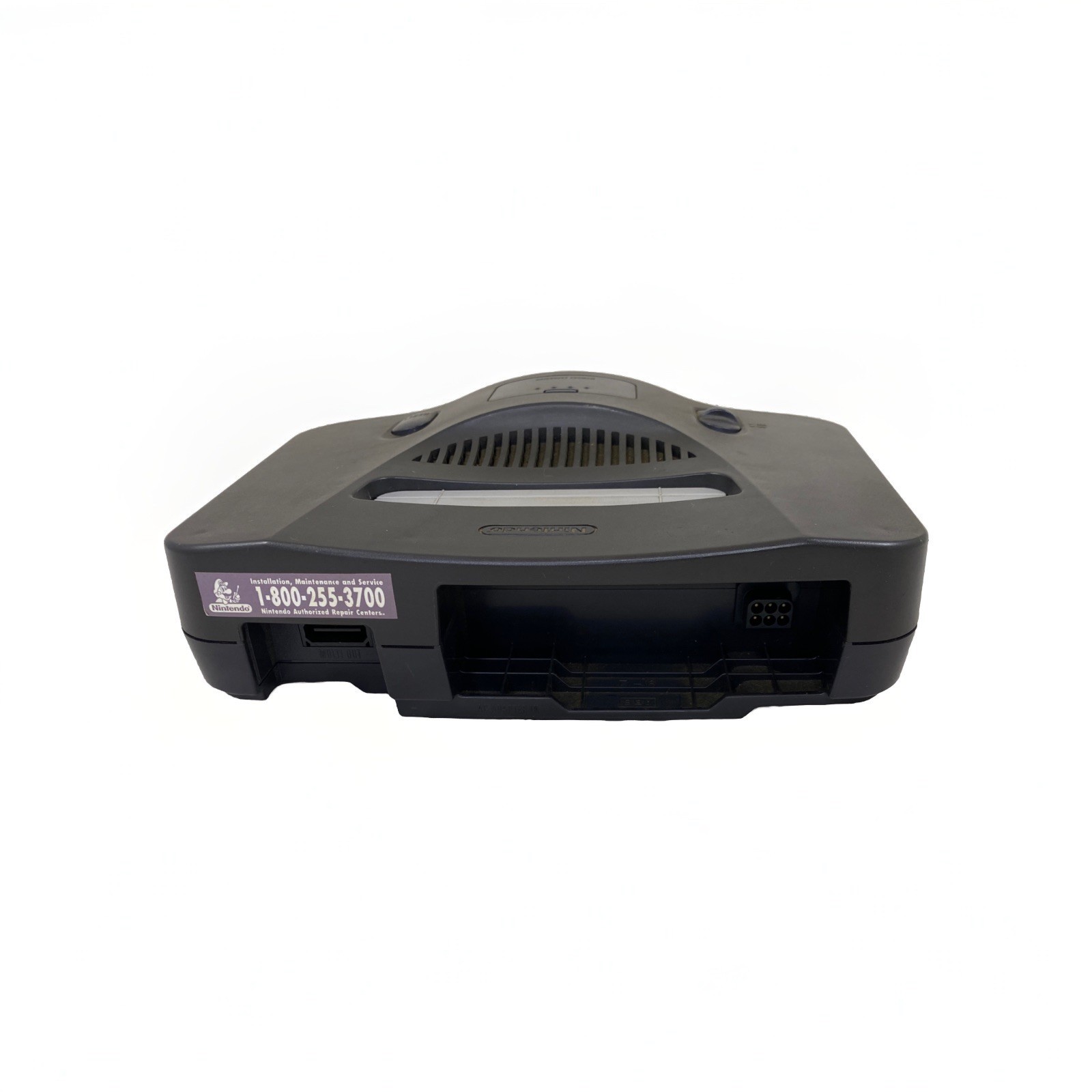 Nintendo 64 System Charcoal Gray Console Only