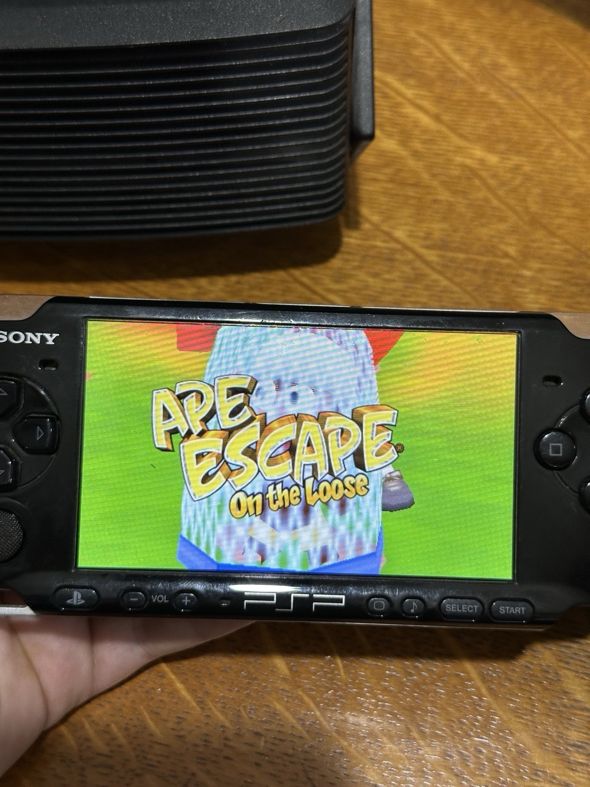Sony PSP 3001 Black Handheld Console with 5 Games & 4 Movies Bundle Lot
