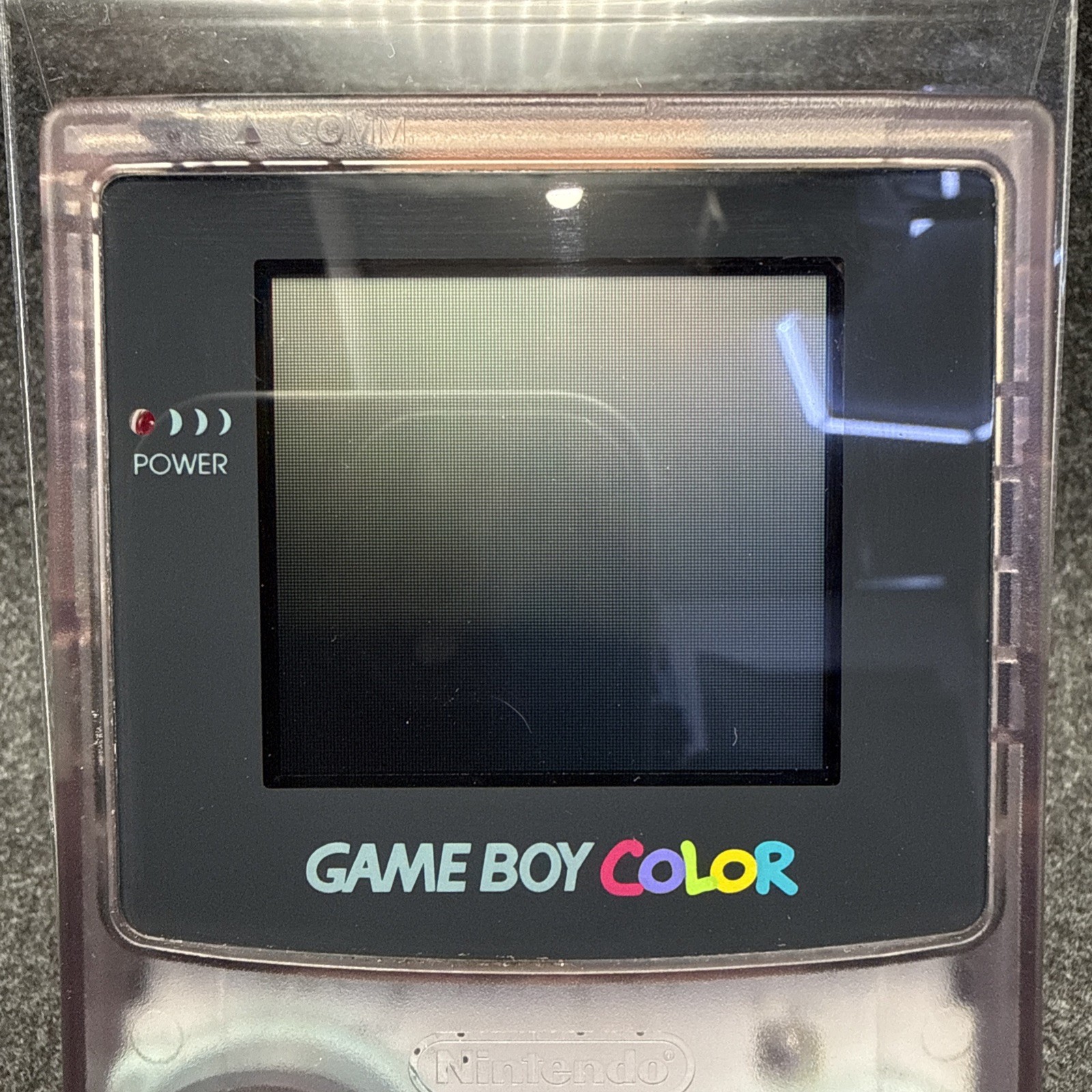 Nintendo Game Boy Color Atomic Purple CGB-001 Cleaned & TESTED