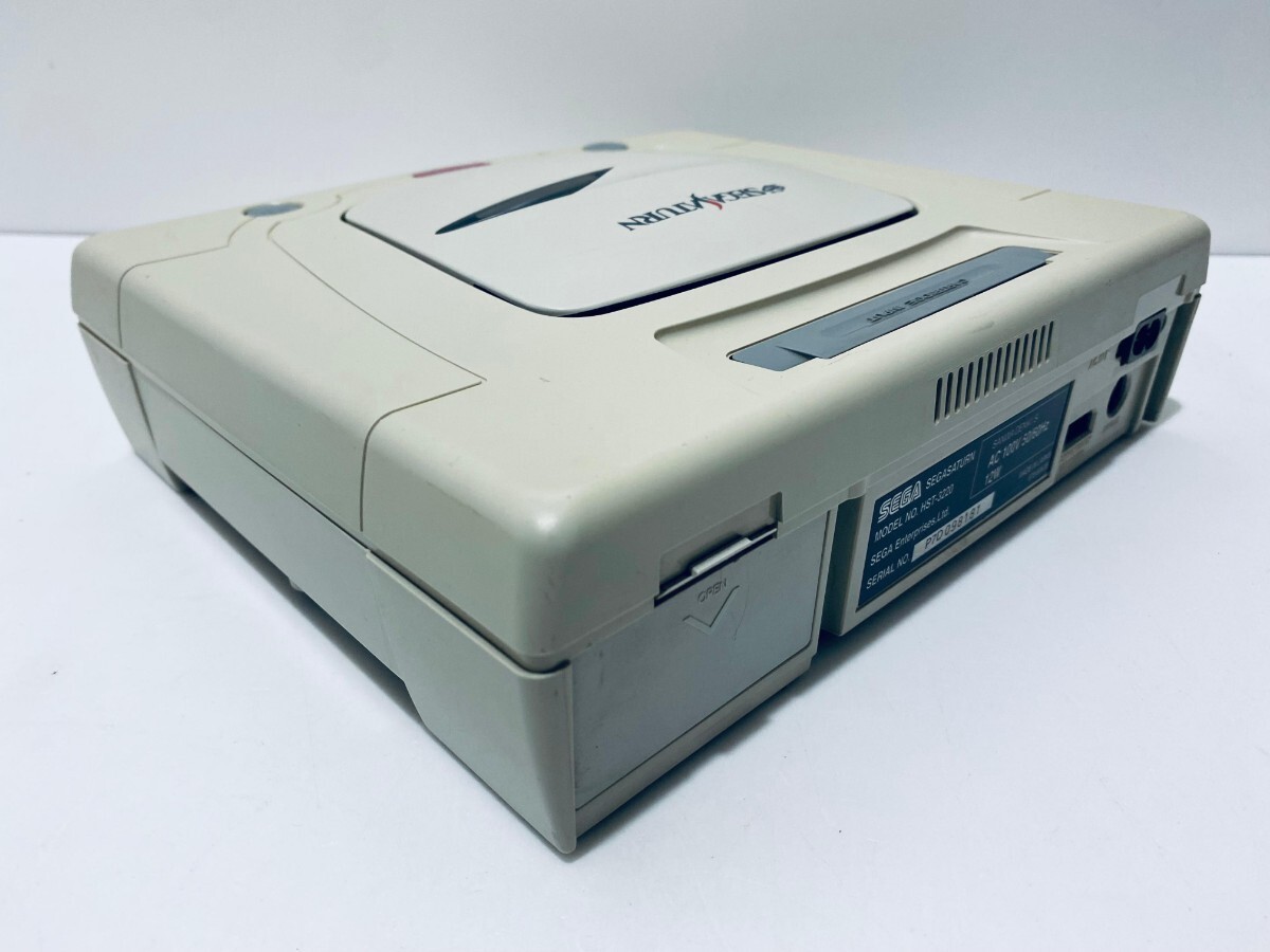 Sega Saturn HST-3220 Console w/ Controller & Game – Tested Working – Rare Retro