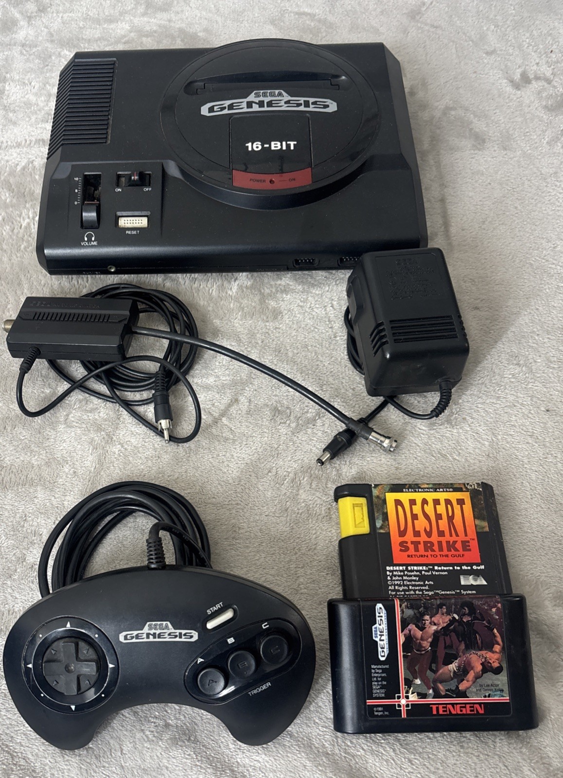 Sega Genesis Console 16-Bit – Works! Great With Game And Controller Tested