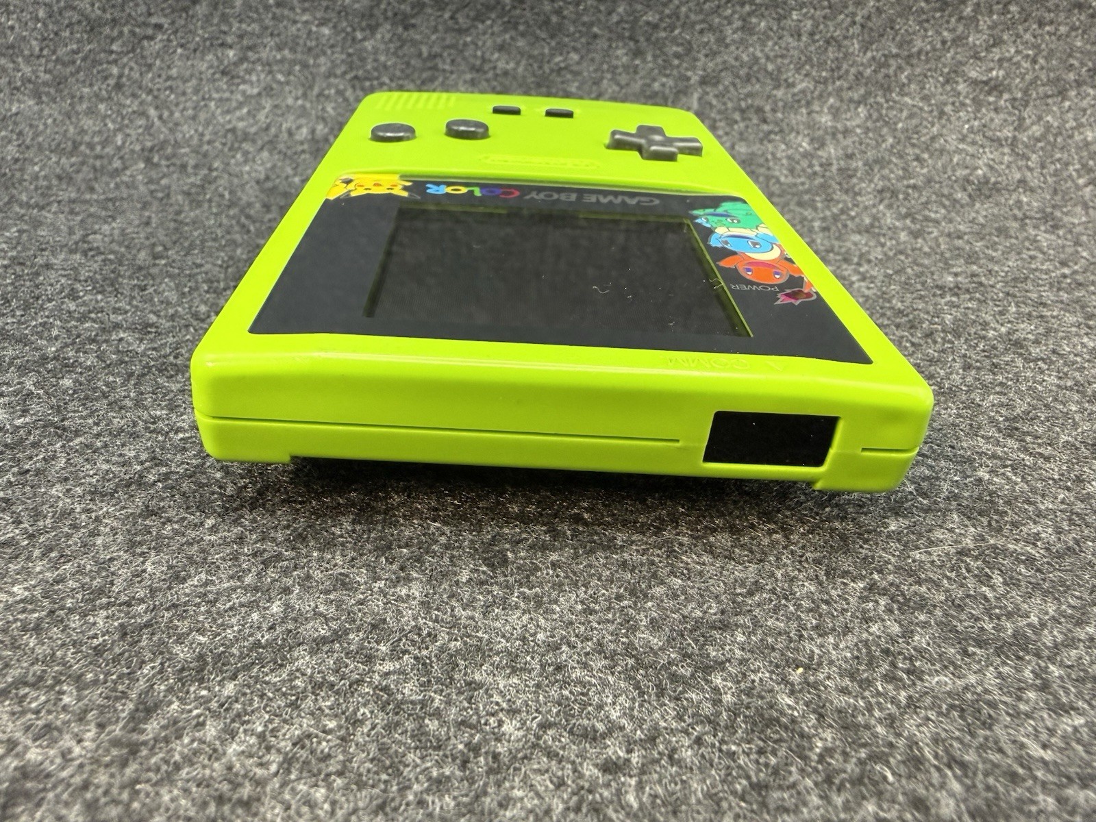 Nintendo Game Boy Color Kiwi Green – Pokémon Screen – Audio Issue / No Sound