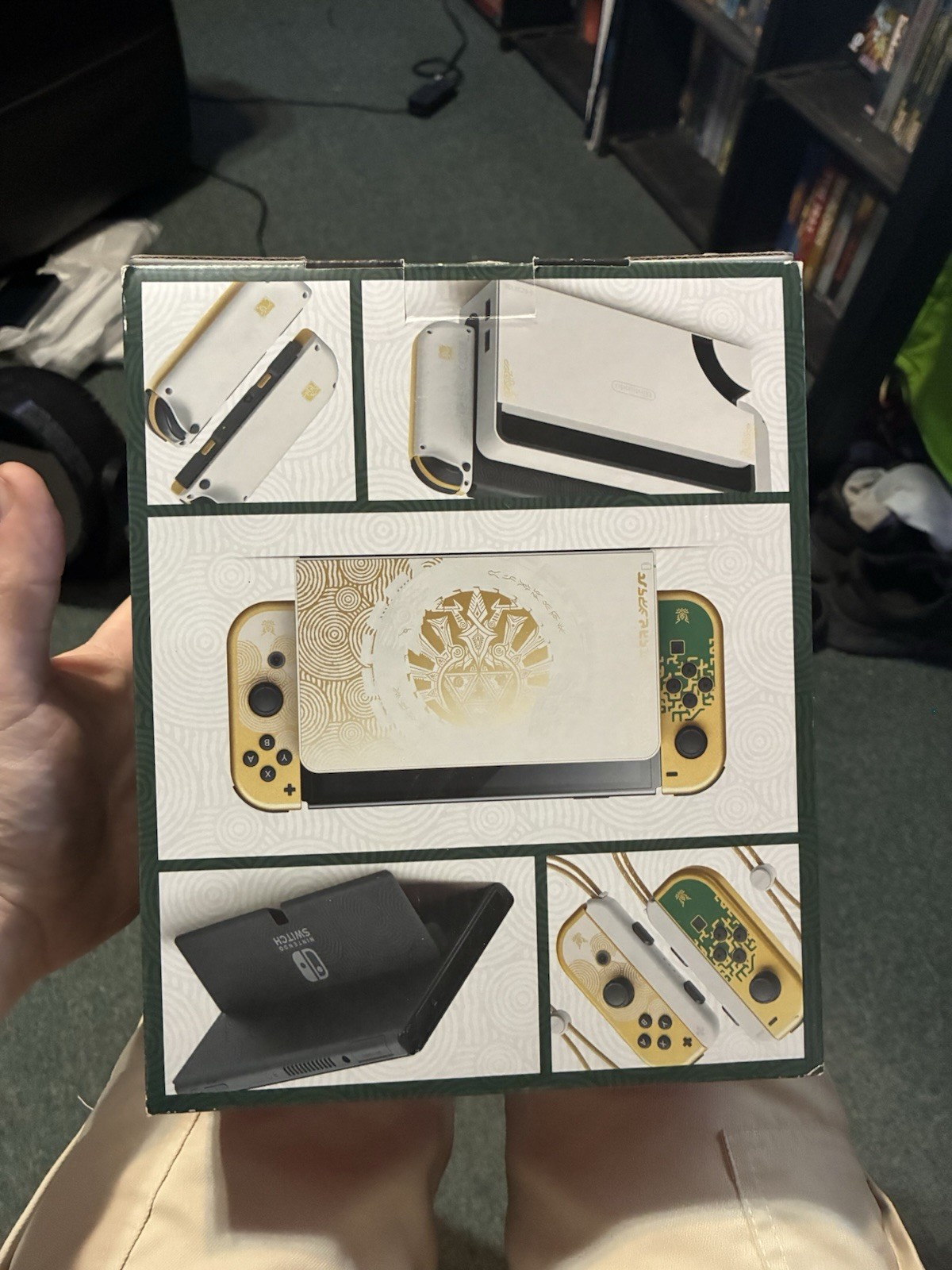 Nintendo Switch Console Zelda Edition Box – EMPTY PACKAGING ONLY