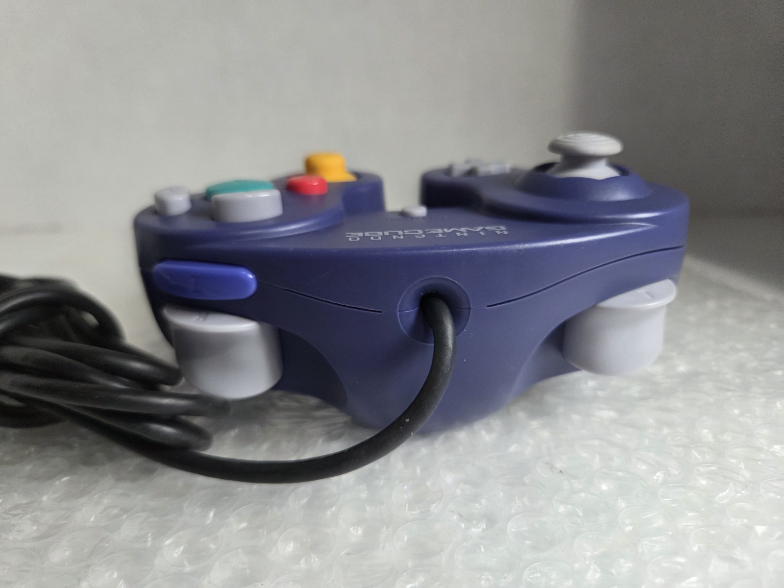 Nintendo GameCube Indigo Console Controller & Cords Bundle New Battery Sticks OE