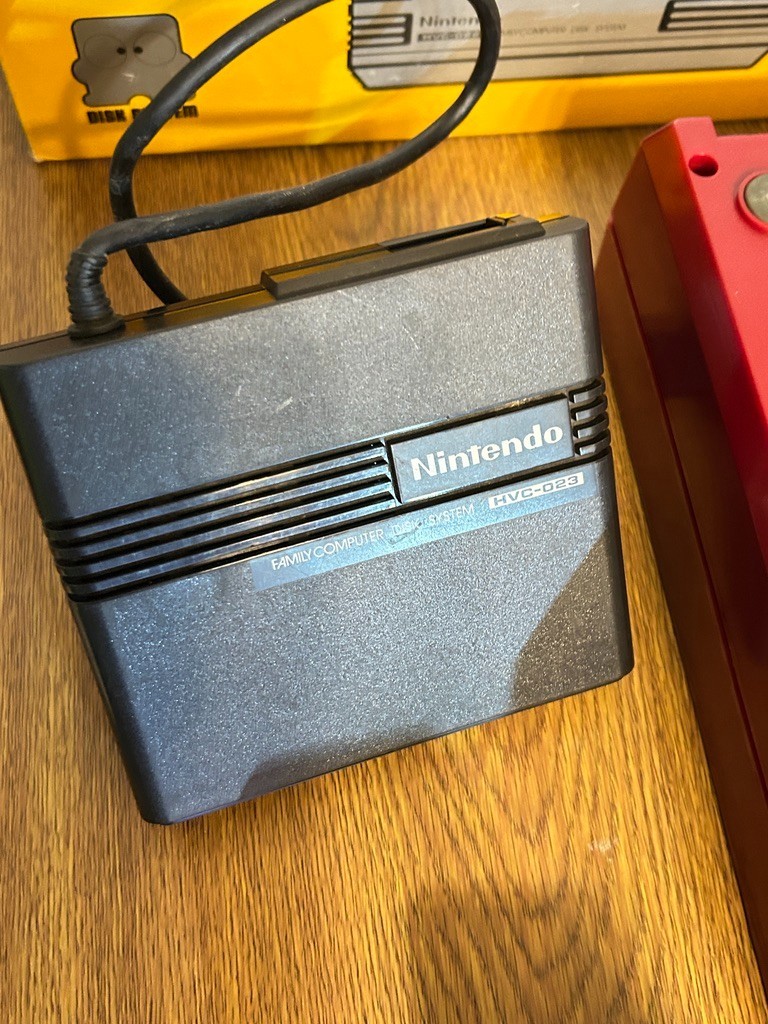 Nintendo Famicom Disk System HVC-022 Boxed w/ RAM Adapter & AC Adapter Japan