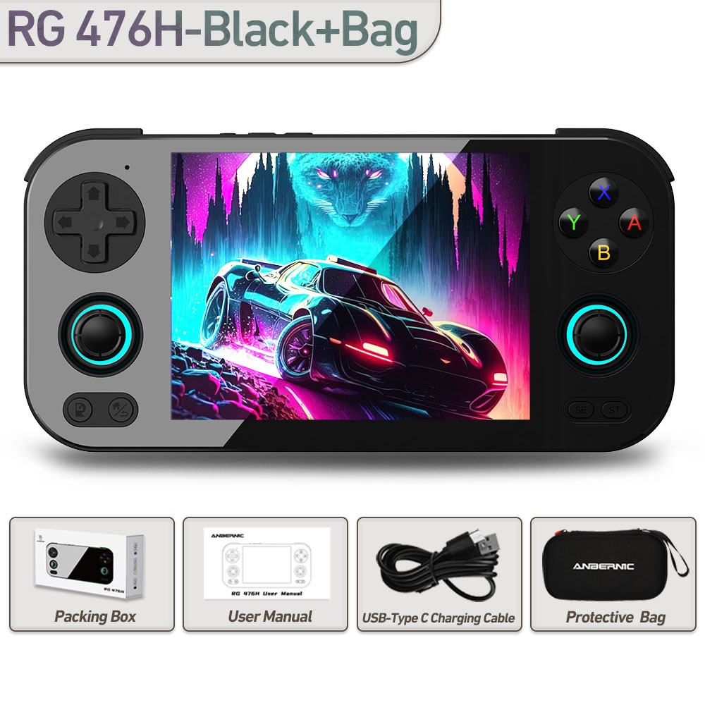 ANBERNIC RG 476H Retro Handheld Game Console Android 13 RG406H 5000mAh 4.7-inch