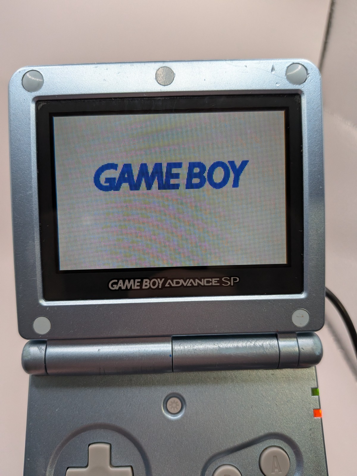Nintendo Gameboy Advance SP AGS-101 – Pearl Blue – Tested & Works