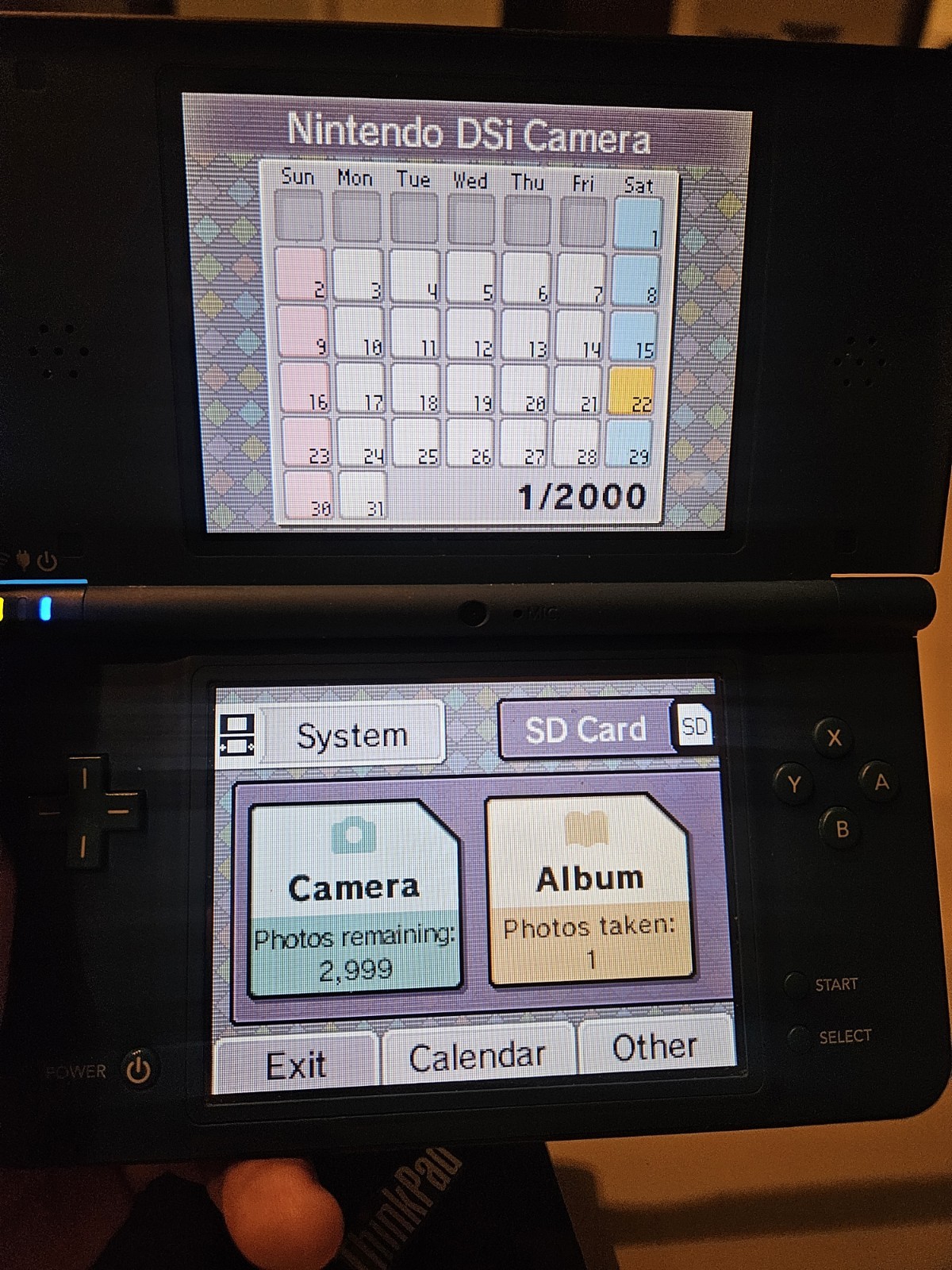 Nintendo DSi XL Midnight Blue W/ 16gb Memory Card