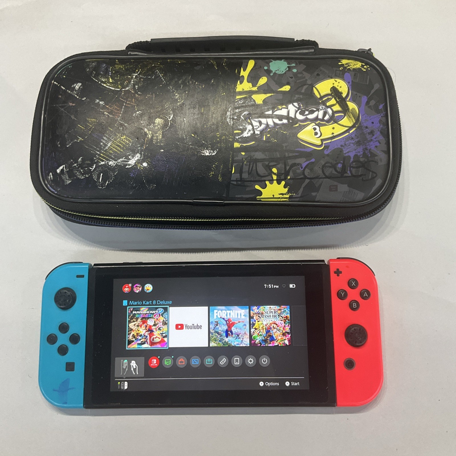 Nintendo Switch HAC 001 SYSTEM & CASE ONLY