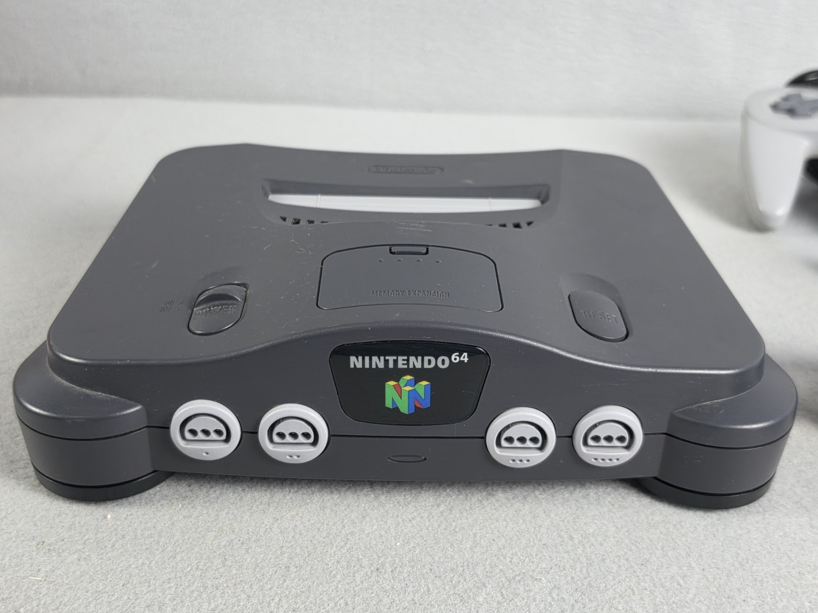 Nintendo 64 N64 Console OEM Controller NBA Courtside RF Adapter Tested Bundle