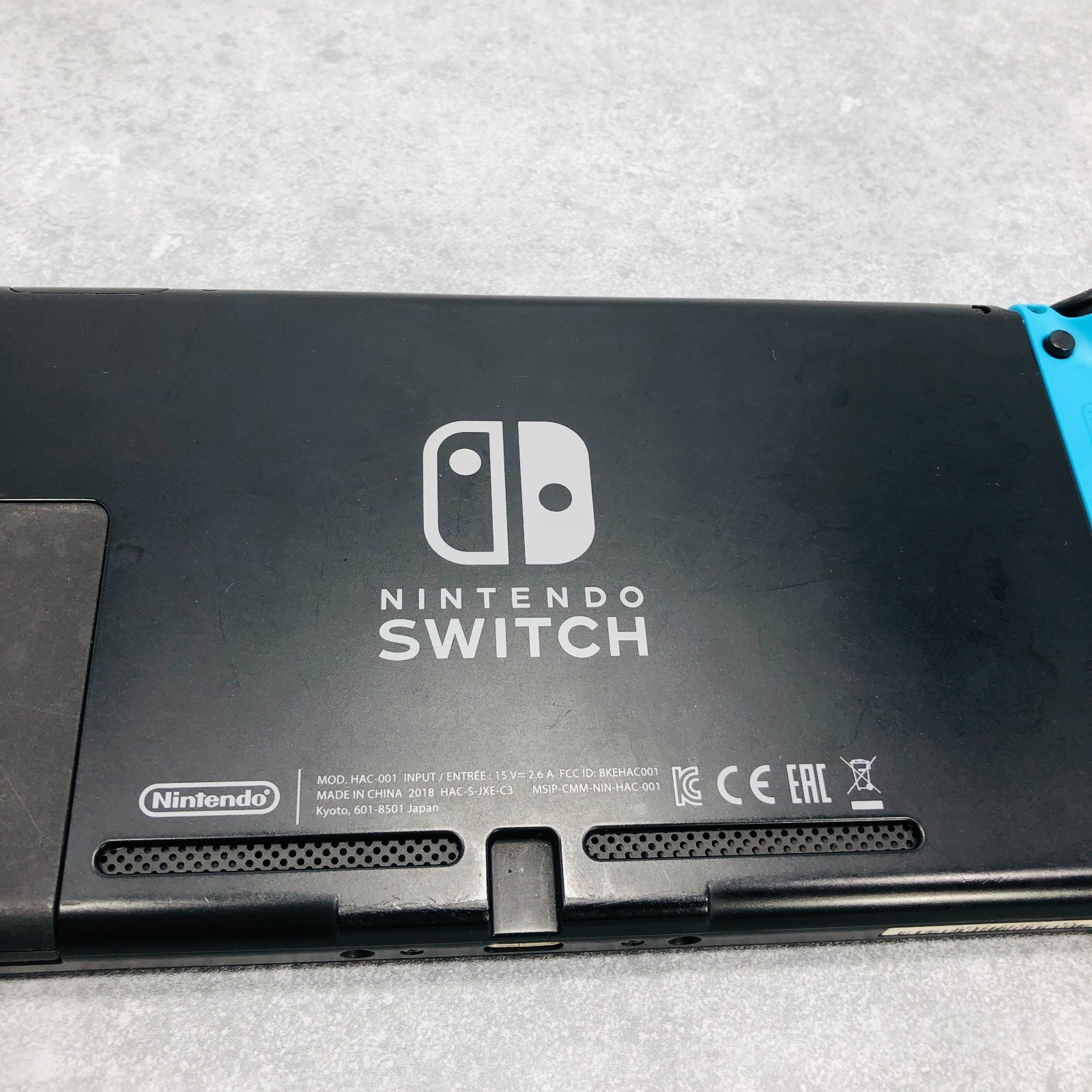 [EX+3] Nintendo Switch V1 Hac-001 2018 Console Region Free red Blue 26-06-51