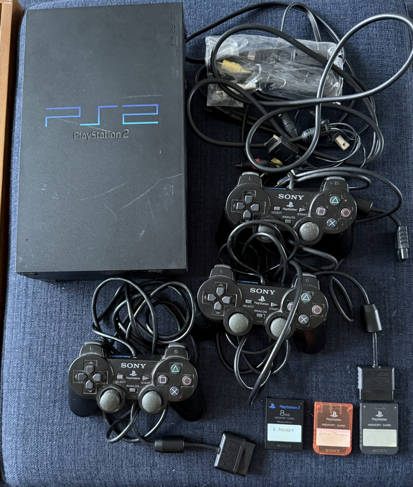 Sony PlayStation 2 PS2 Video Game Console and Accessories See Description Repair