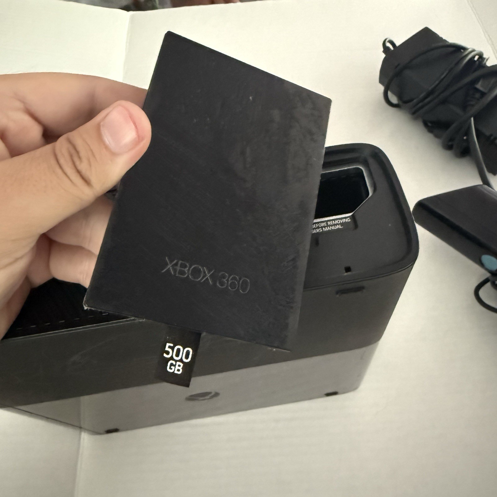 Xbox 360 E Console 500GB OEM Hard Drive Black 1538 Model Tested With Connect
