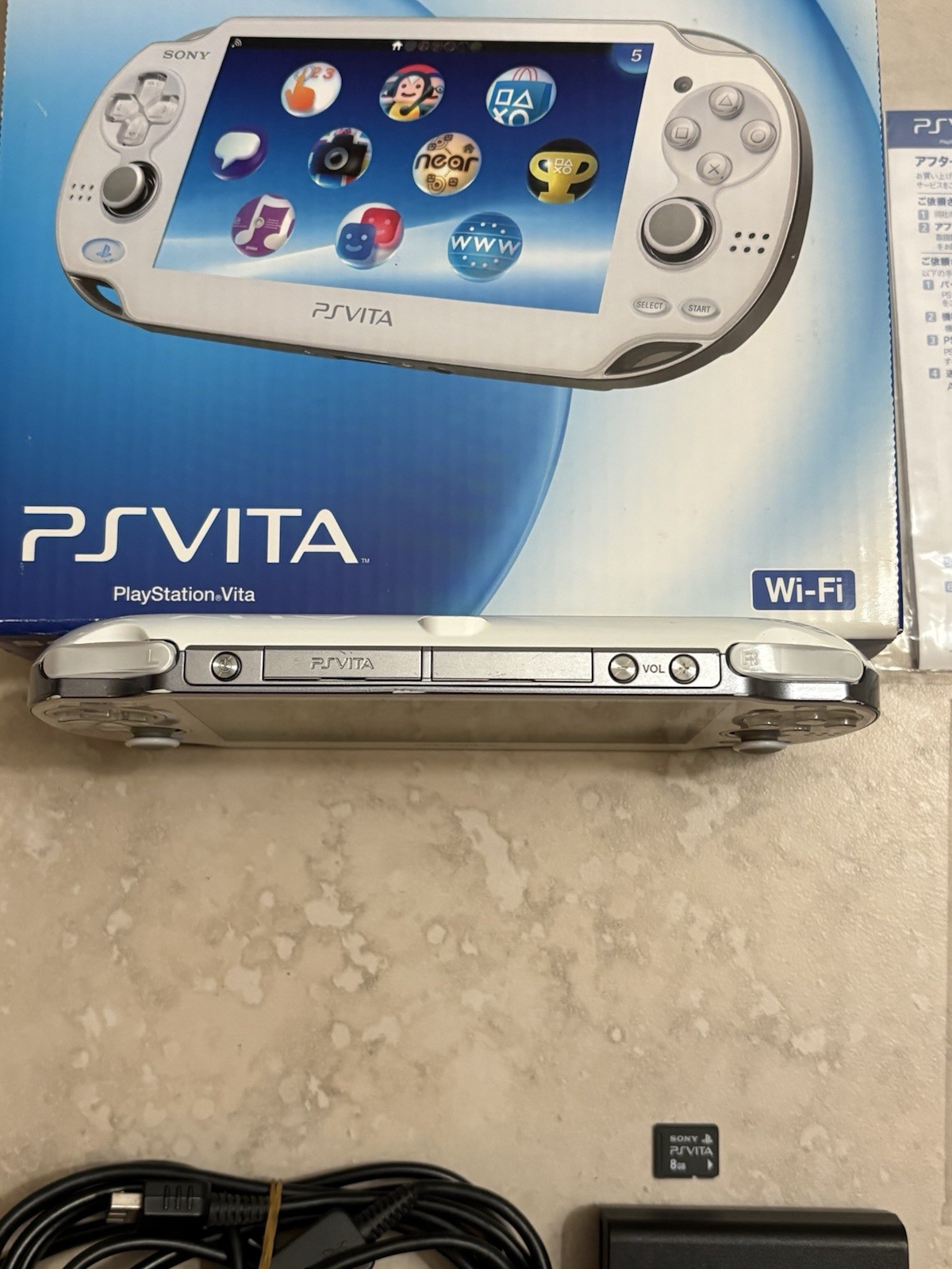 Sony PS Vita PCH-1000 Complete In Box – White 8GB Very Good Condition USA Seller