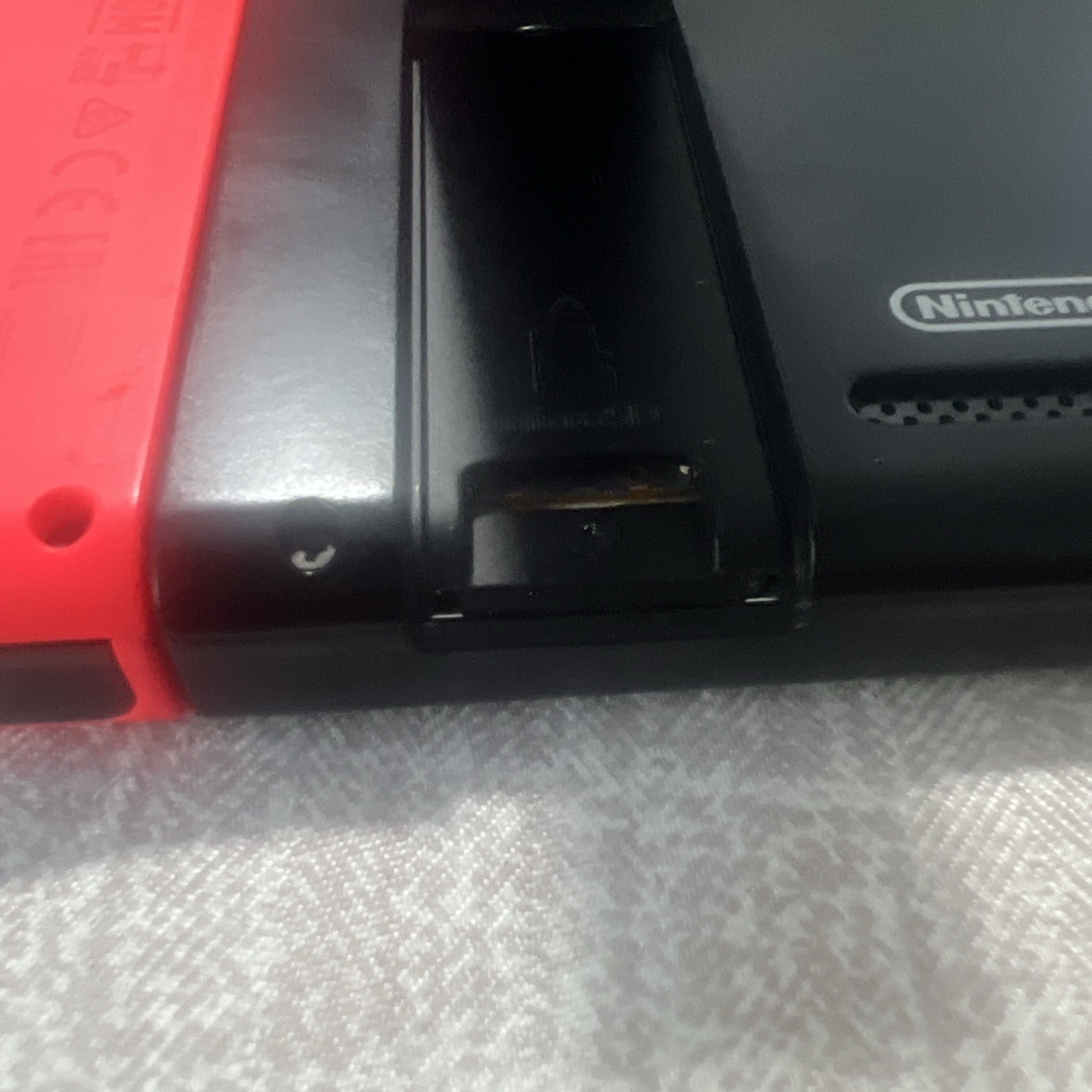 Nintendo Switch with Neon Blue and Neon Red Joy-Con (HAC-001-01) W/ Case