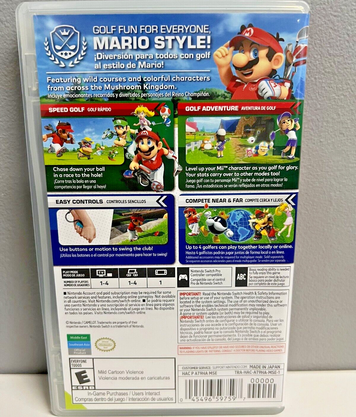 Mario Golf Super Rush Nintendo Switch New Sealed