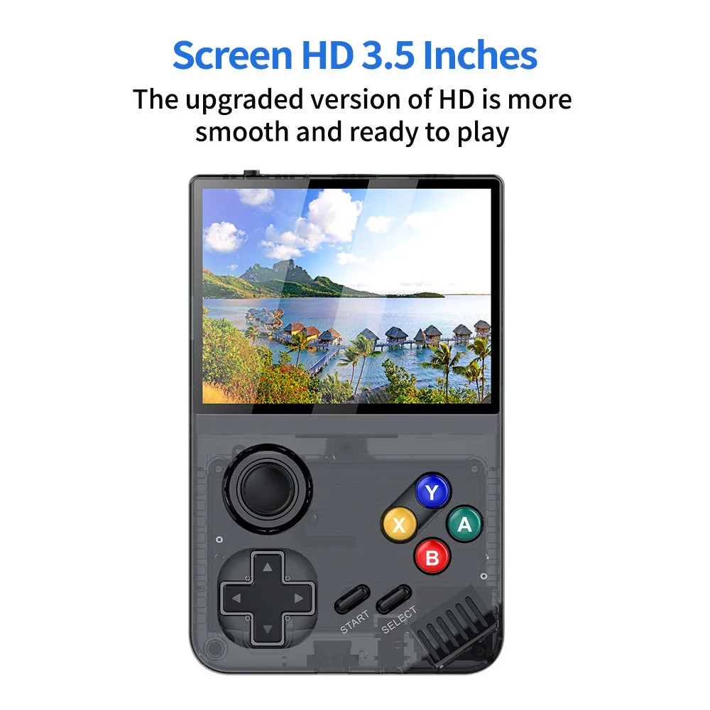 M19 Retro Handheld Game Console 3.5-inch IPS Screen with Built-in 20000 Game
