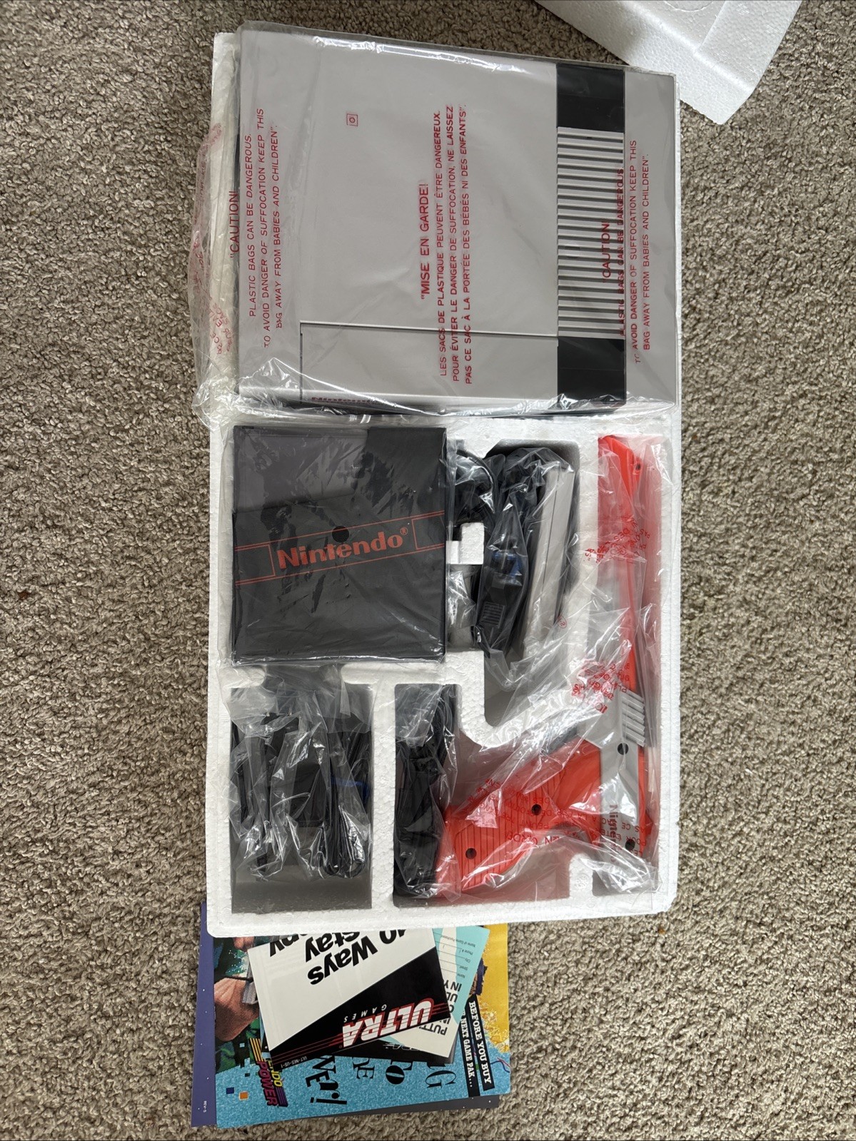 New Nintendo NES Action Set Home Console – White/Gray