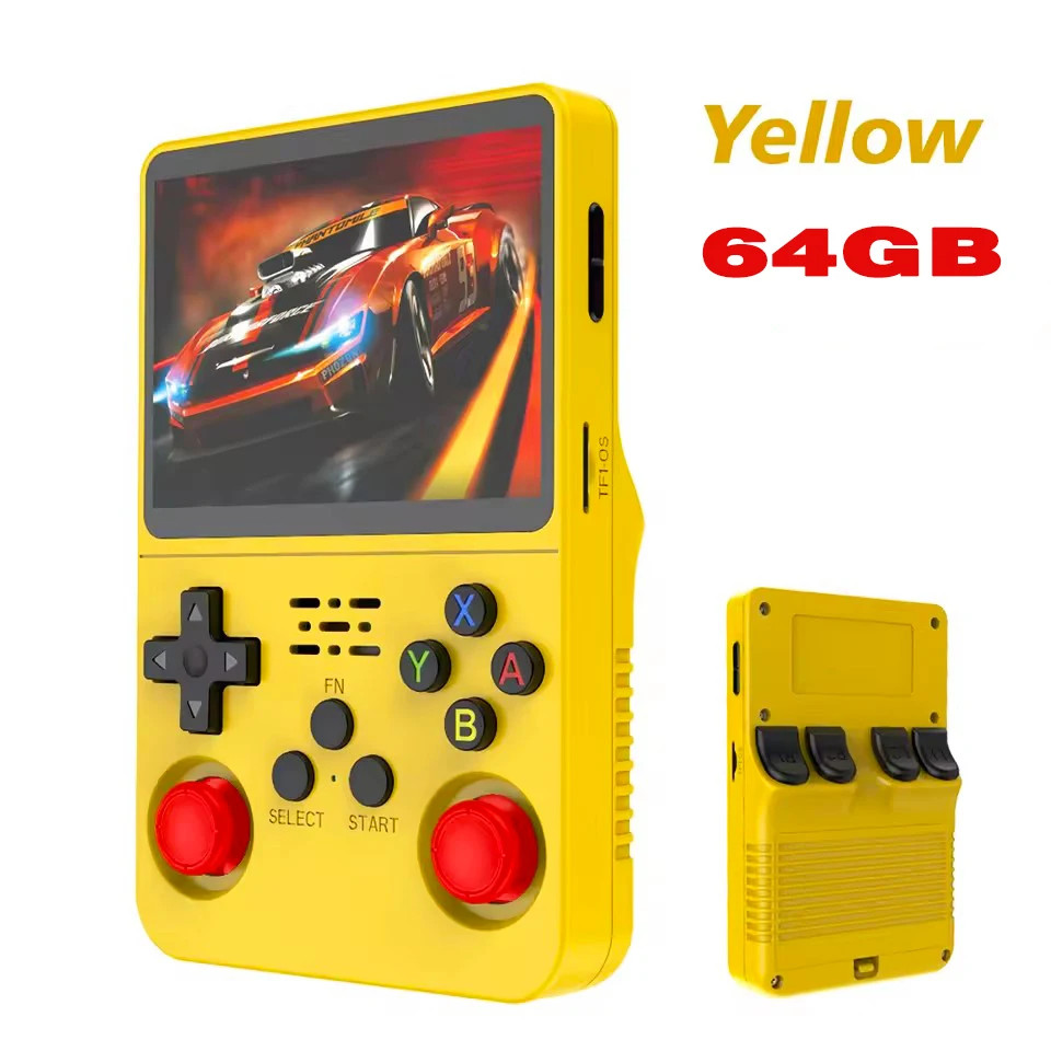 R36S Retro Handheld Video Game Console 64/128GB 20000 Games 3.5 Inch IPS Screen