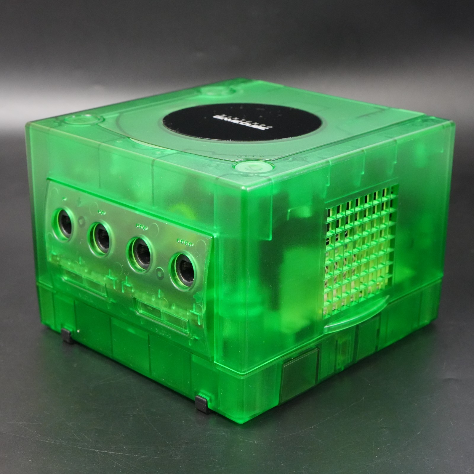 Nintendo GameCube Replacement Clear Green Shell Console NTSC U-C/J Region Switch