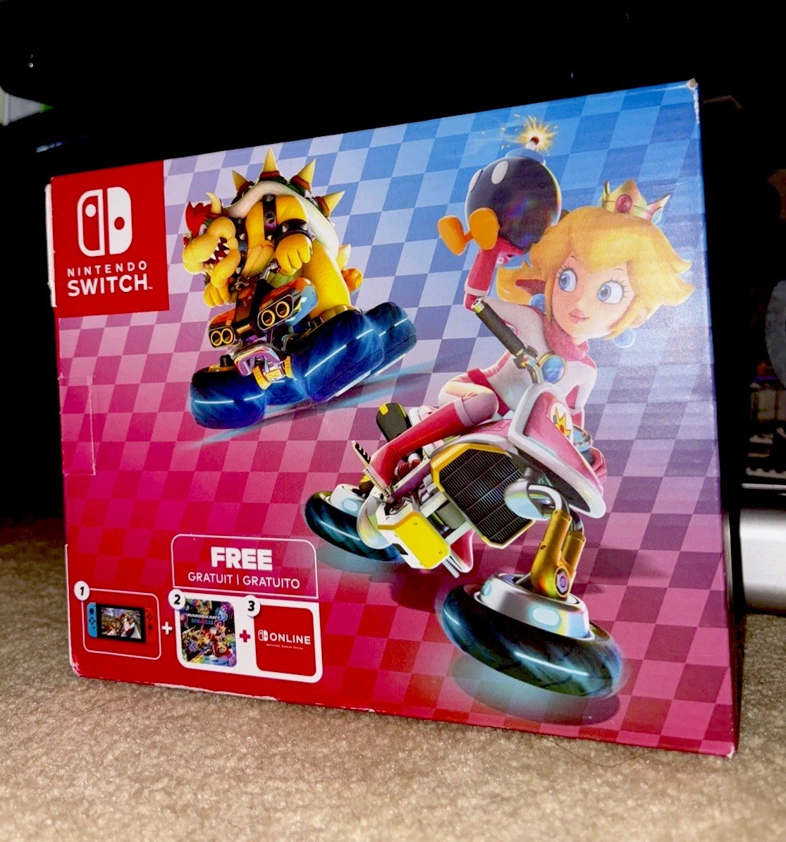 Nintendo Switch Console TV Dock Station Brand New, does not come with Mario Kart