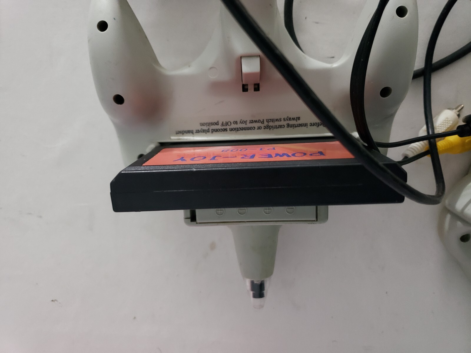 Power-Joy Game Plug & Play 2 Controllers Cartridge PJ-008 Ac Adapter Set TESTED