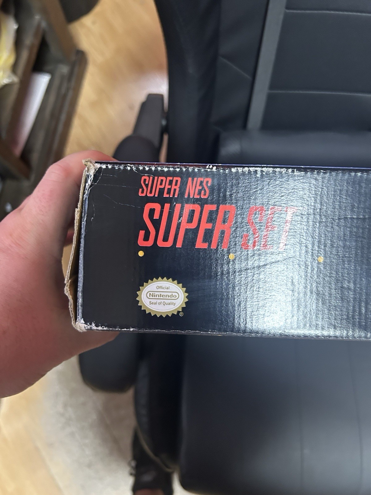 Nintendo Super NES Super Set Console Super Mario World/Mario All Stars in Box