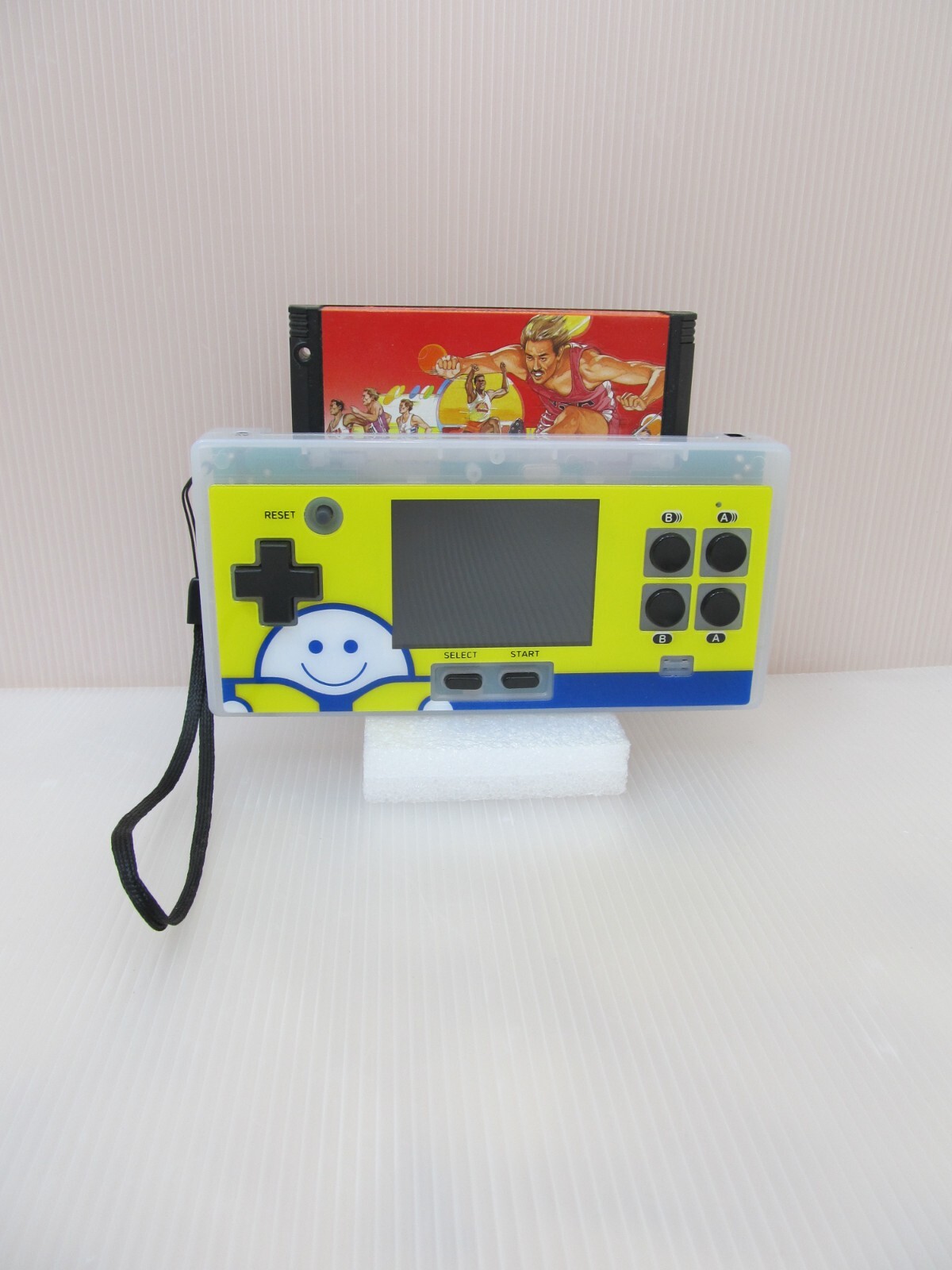 Famicom FC 8 bit Pocket Plus Japan Limited Book Off Ver. CIB Yellow x Blue NES
