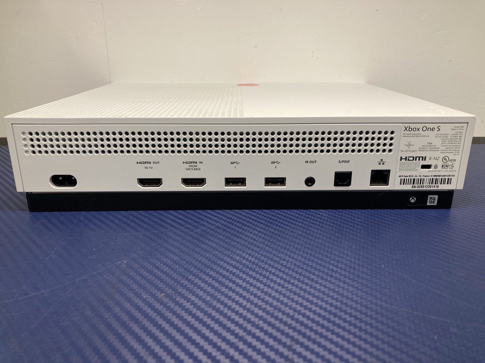 Lot of 2 Microsoft Xbox One S Console 1681 500GB- AS is For Parts Or Repair !!!