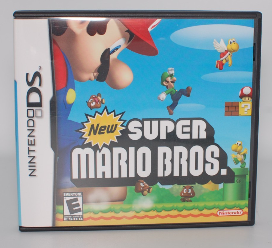 New Super Mario Bros. (Nintendo DS) Cartridge + Case – TESTED WORKING