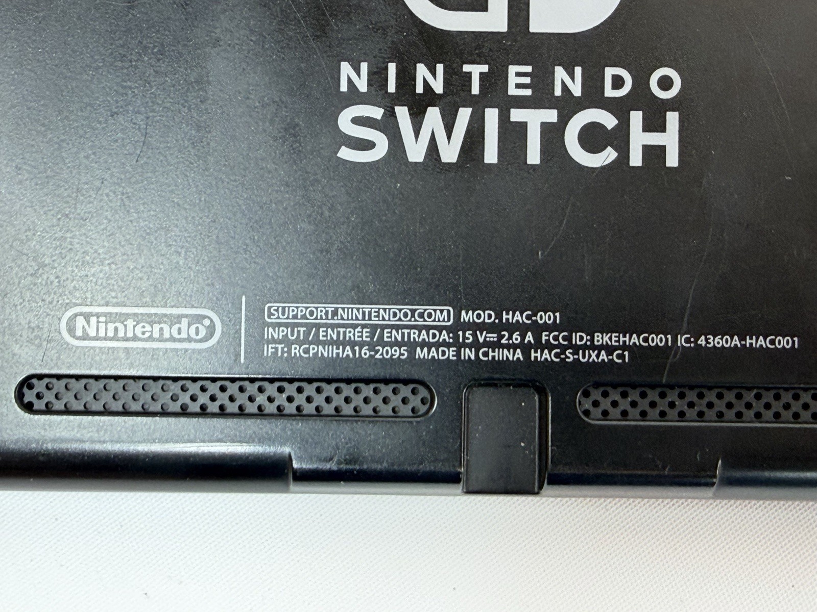 Nintendo Switch HEG-001 Console Gaming System Blue & Red Neon