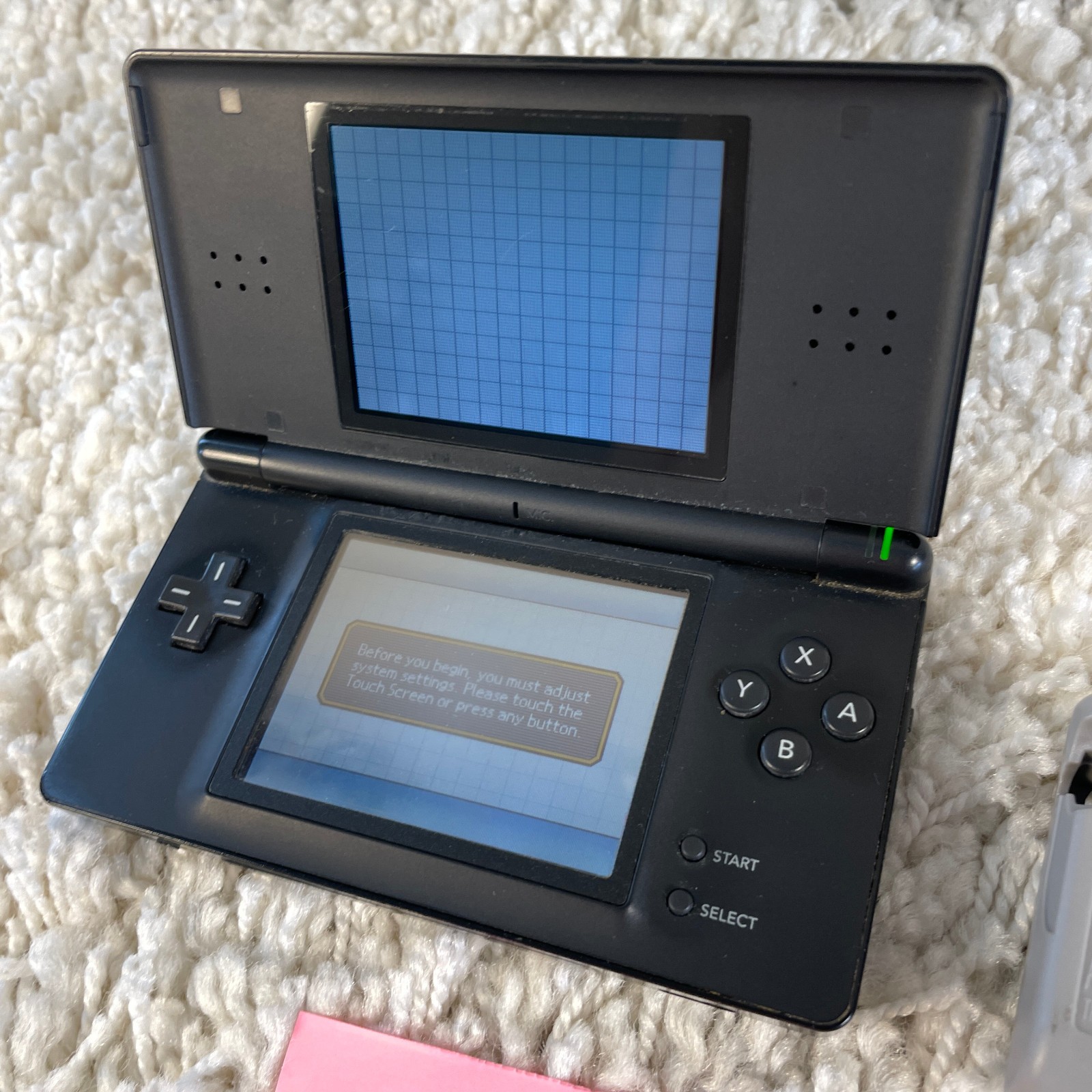 Nintendo DS Lite Handheld Console Onyx Black USG-001 READ