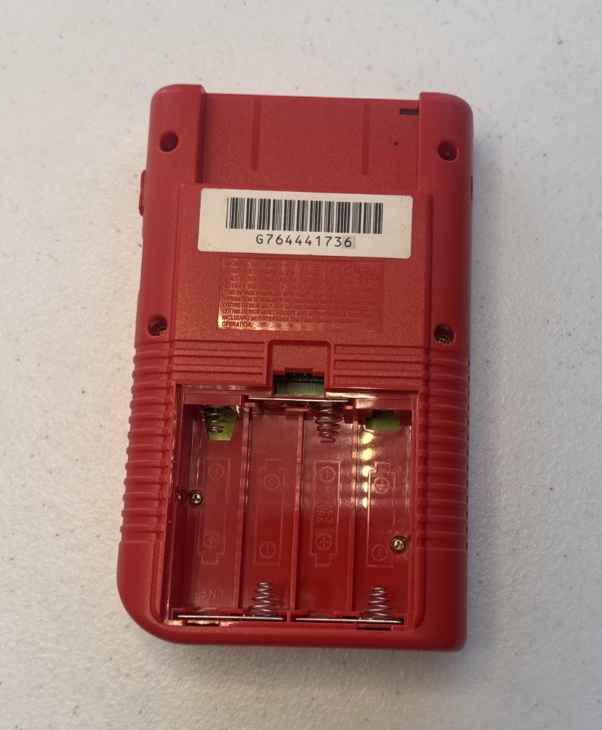 Nintendo Game Boy Launch Edition Red Handheld System