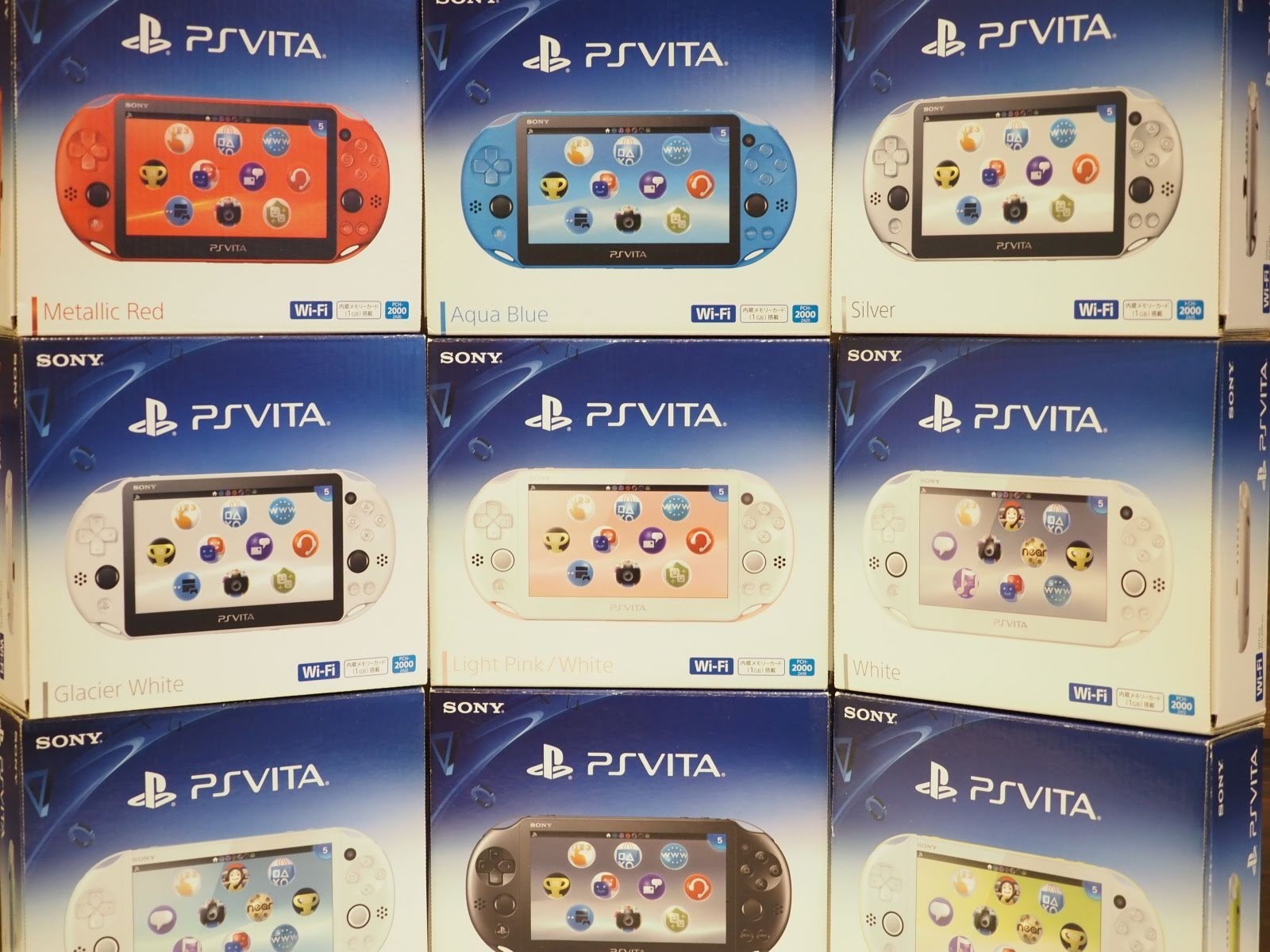 SONY PlayStation Vita PCH 2000 w/Box PSV Slim + Free 1 Year Warranty US Seller