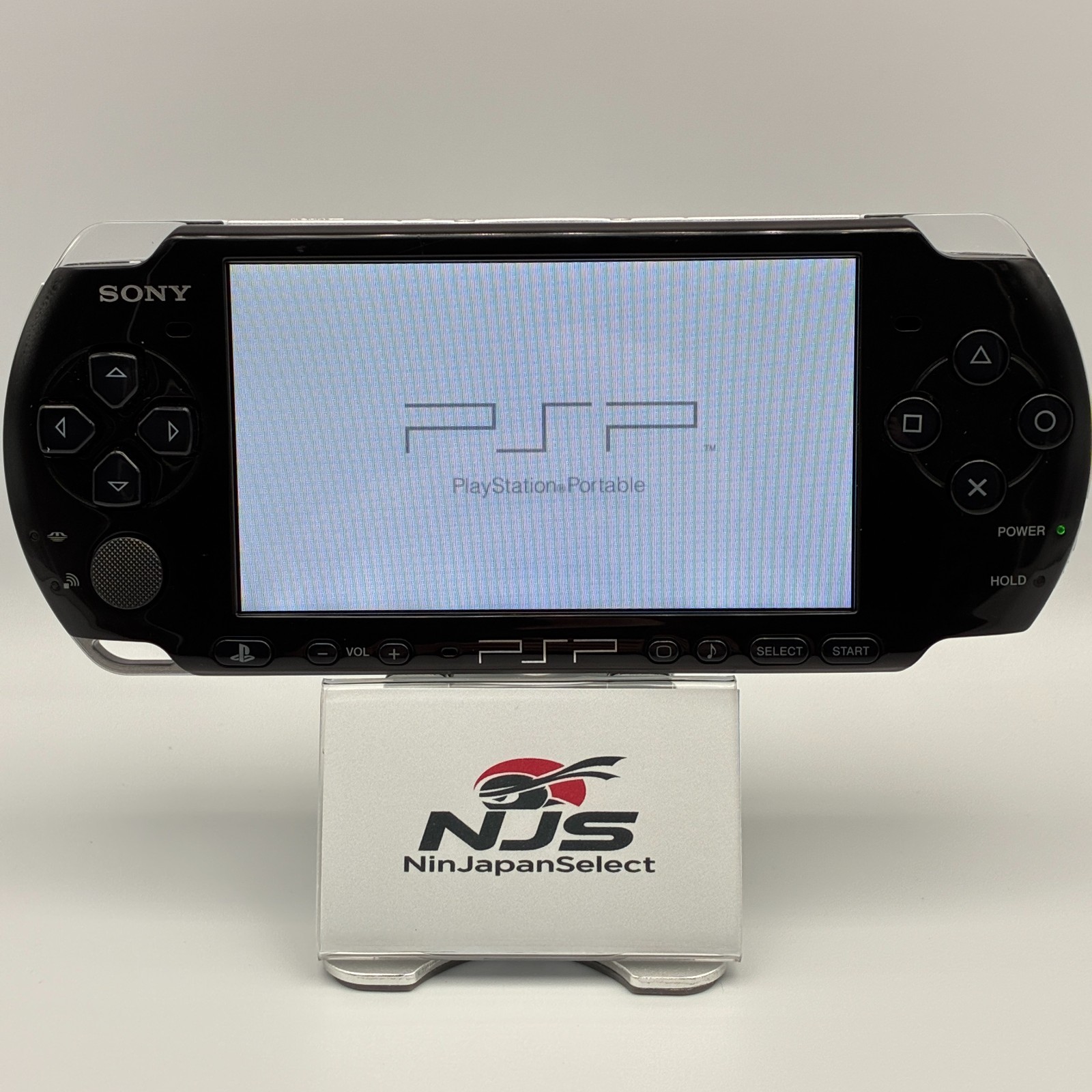 PSP-3000 Black w/ Glass Lens IPS Screen Upgrade New Battery USB-C connector 4GB